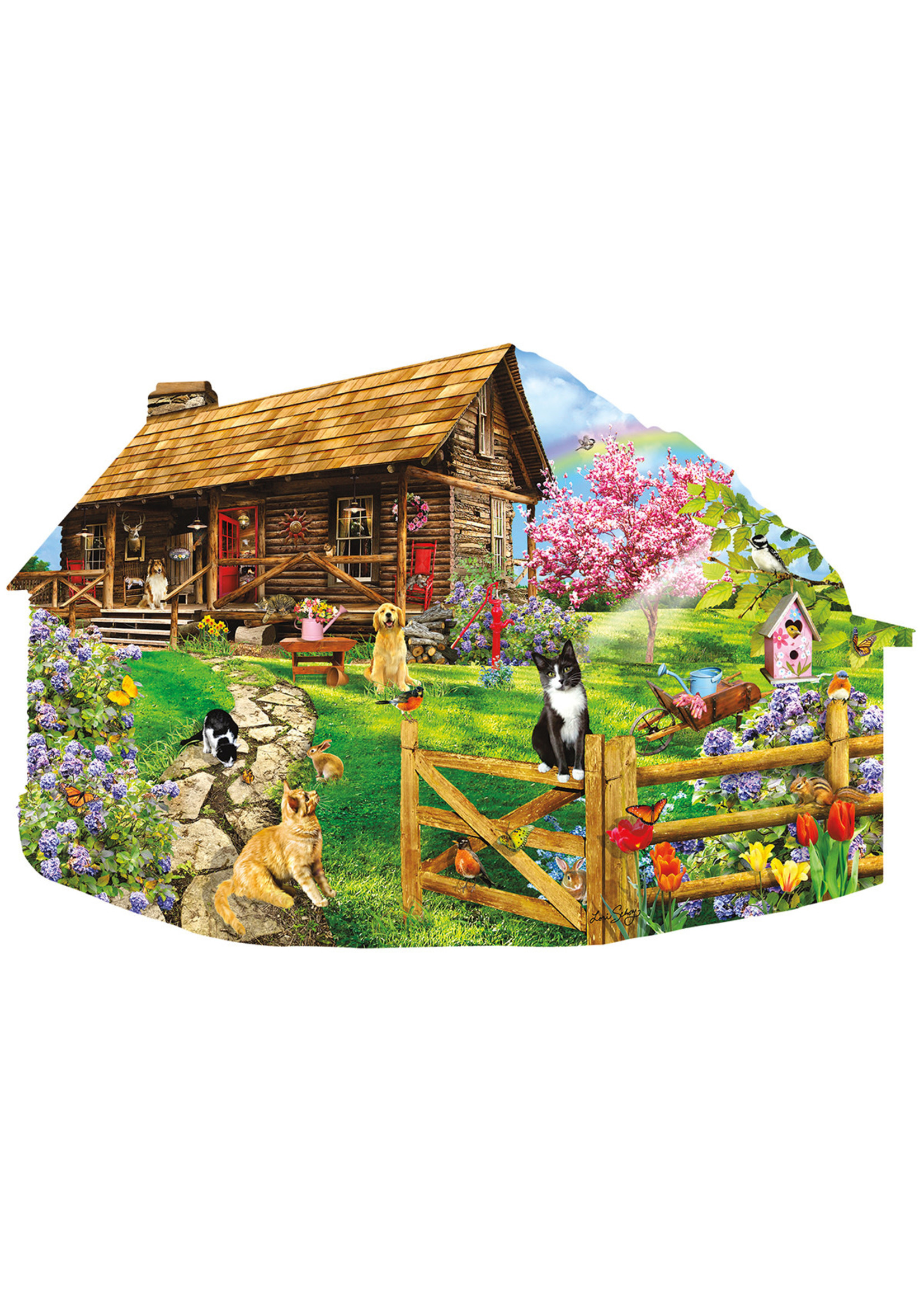 Sunsout Mountain Spring Special Shaped Puzzle 1000 Pieces