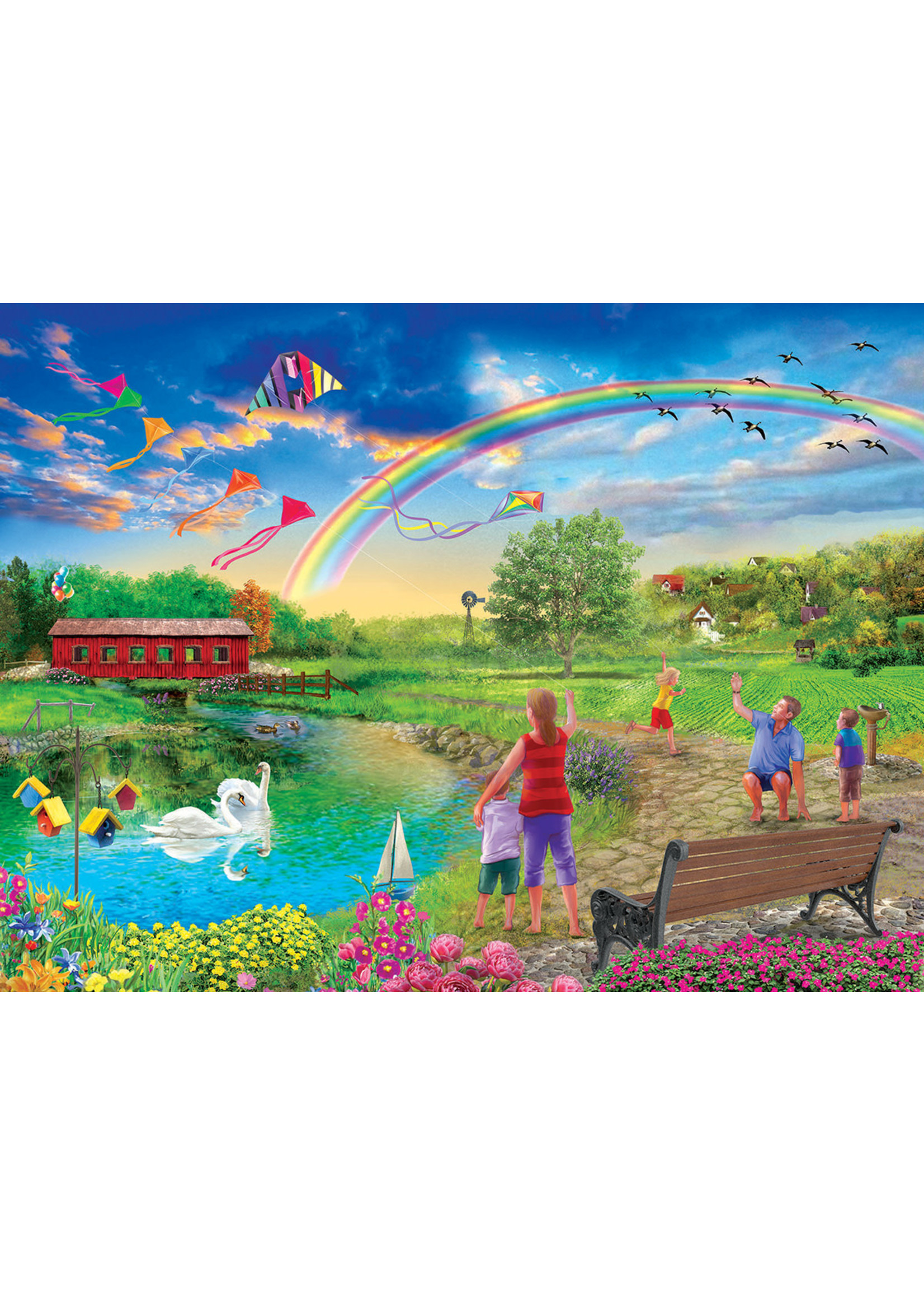 Sunsout Kite Flying Puzzle 1000 Pieces