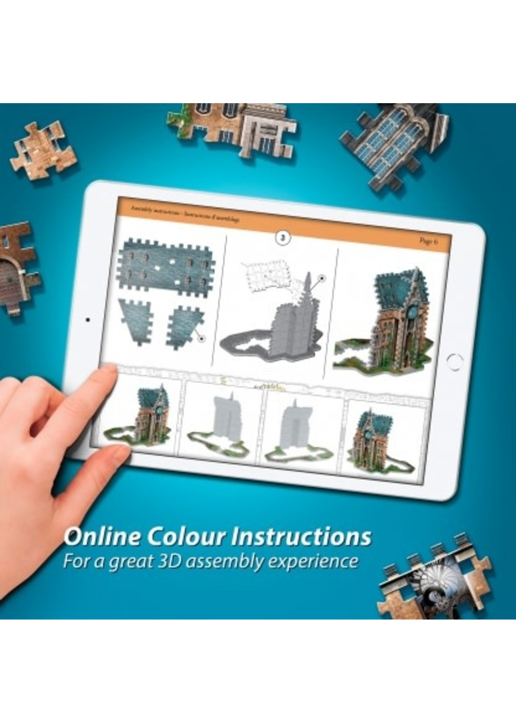 Wrebbit 3D Harry Potter - Hogwarts™ Clock Tower 420 piece