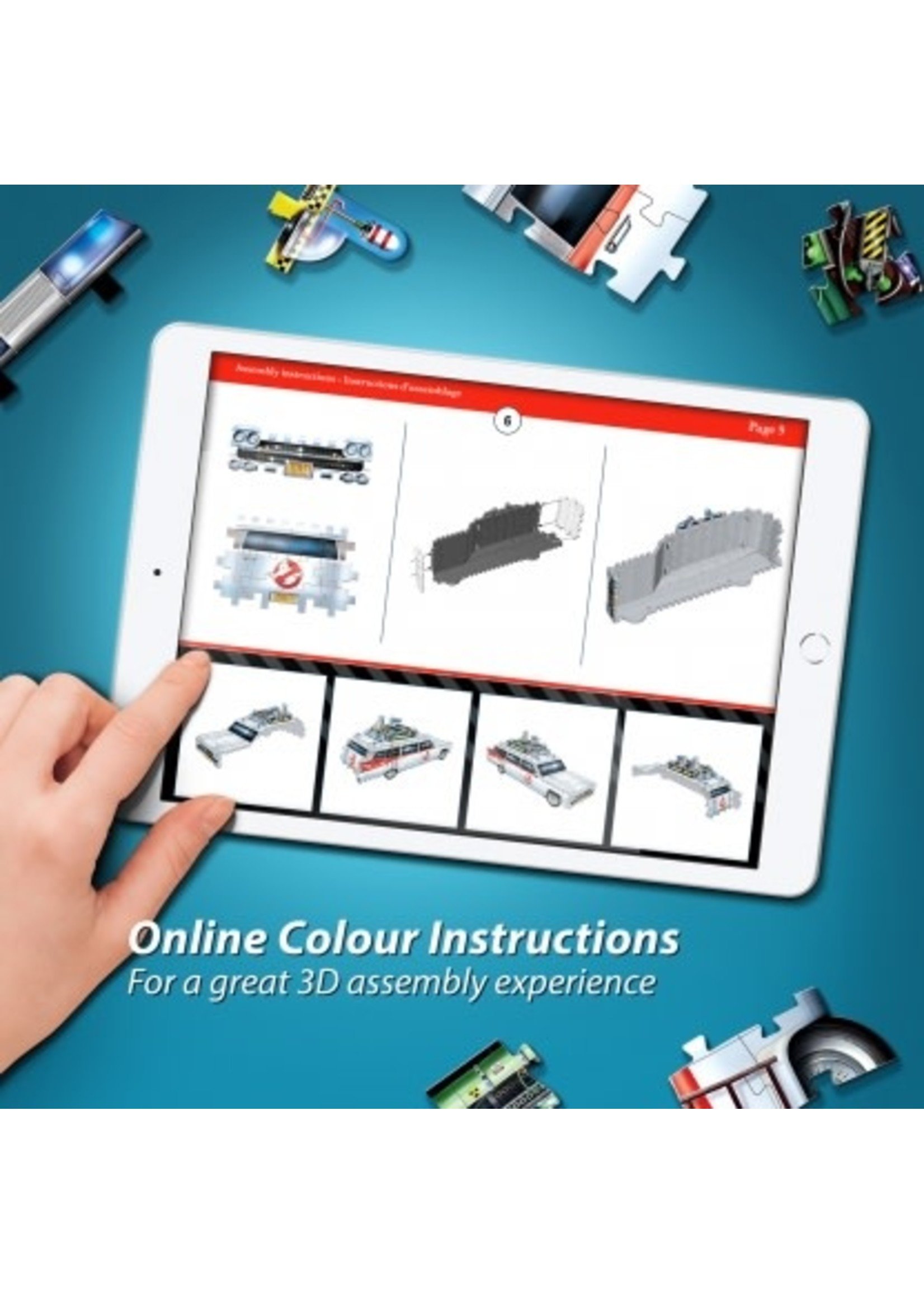 Wrebbit 3D Ecto-1-Ghostbusters 280 piece