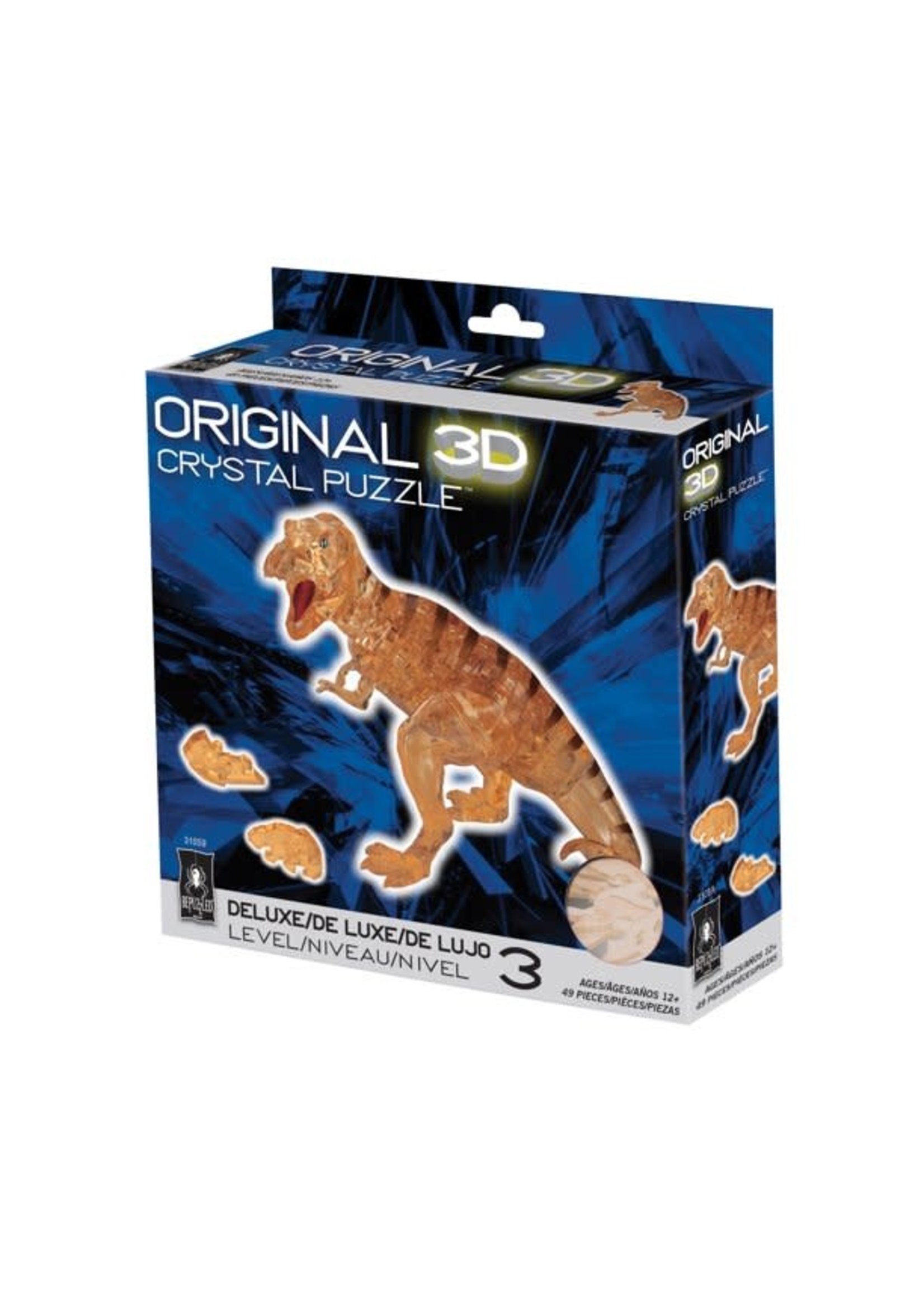 3D Crystal Dx Brown T-Rex