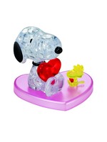 3D Crystal Snoopy Heart