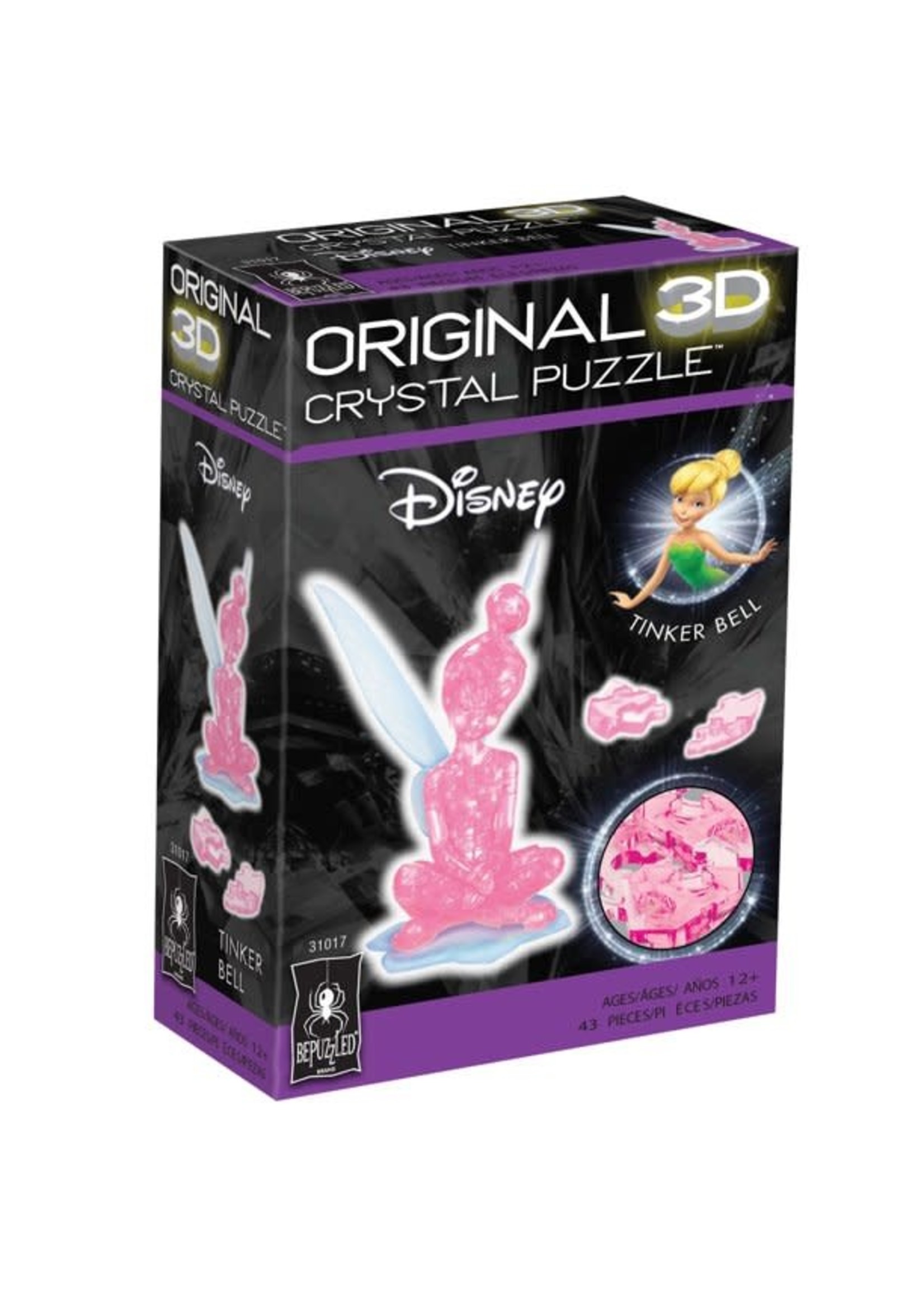3D Crystal Pink Tinkerbell