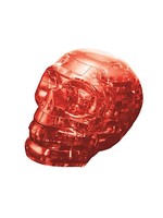 3D Crystal Skull Red