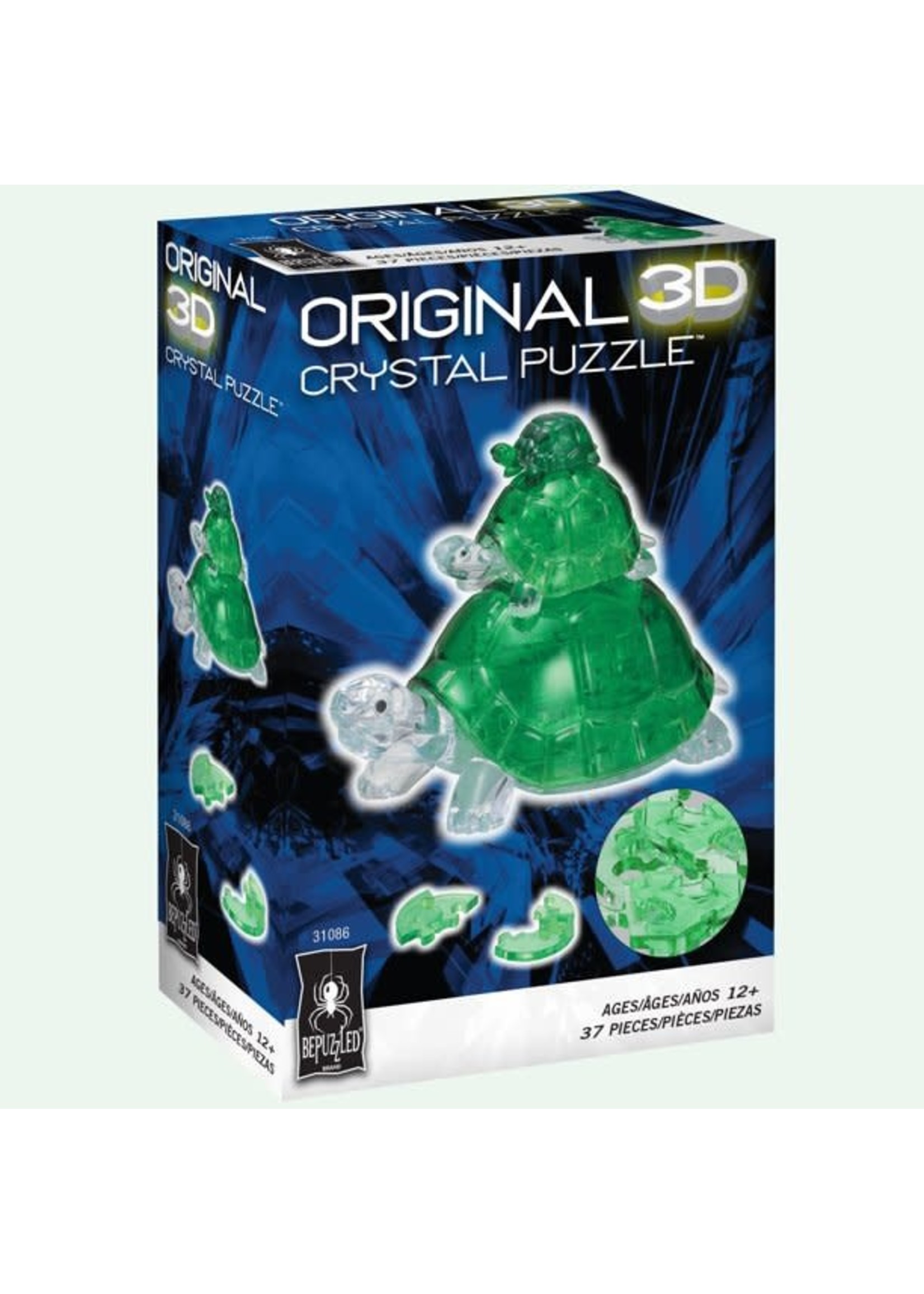 3D Crystal Turtles
