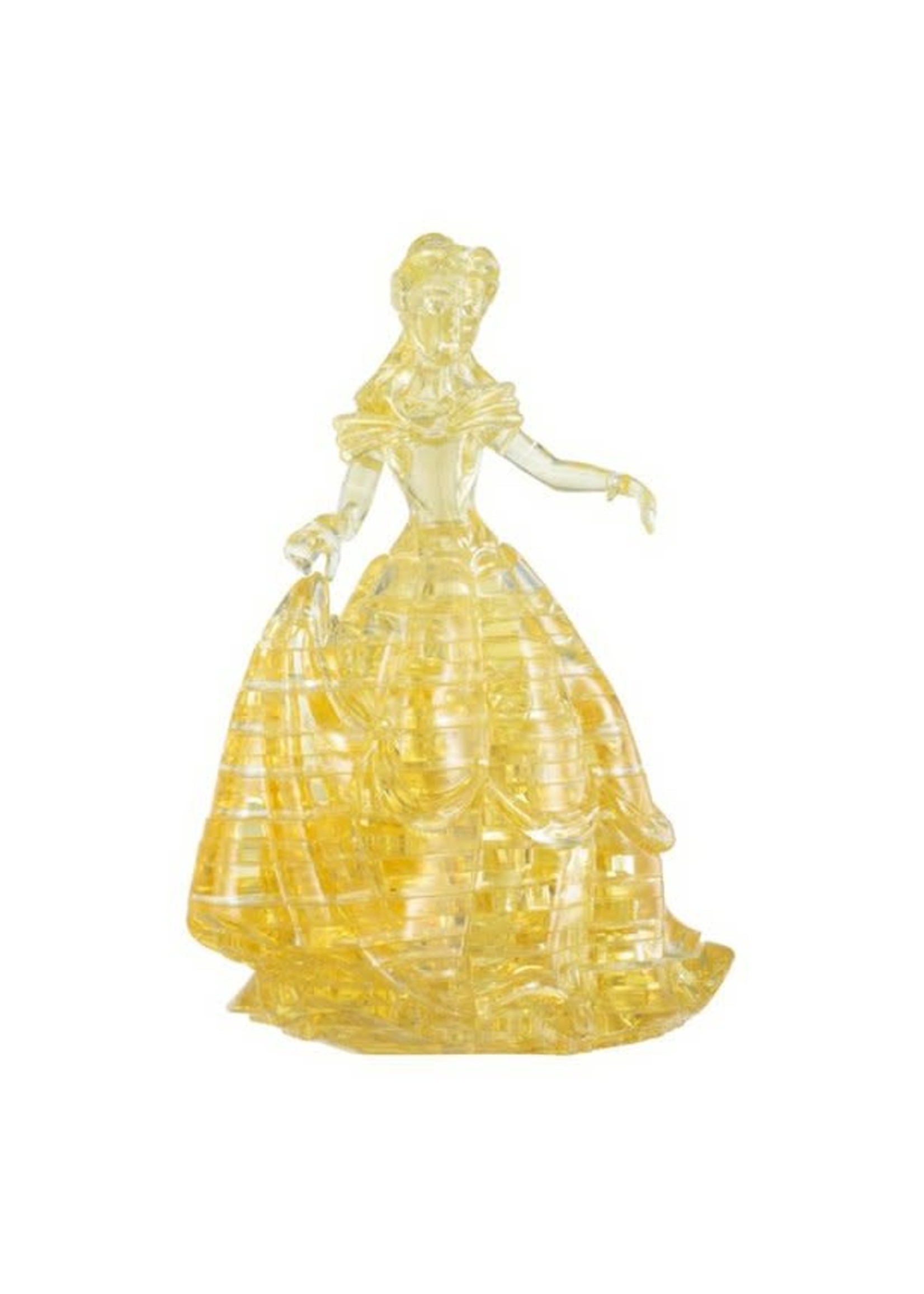 3D Crystal Belle yellow