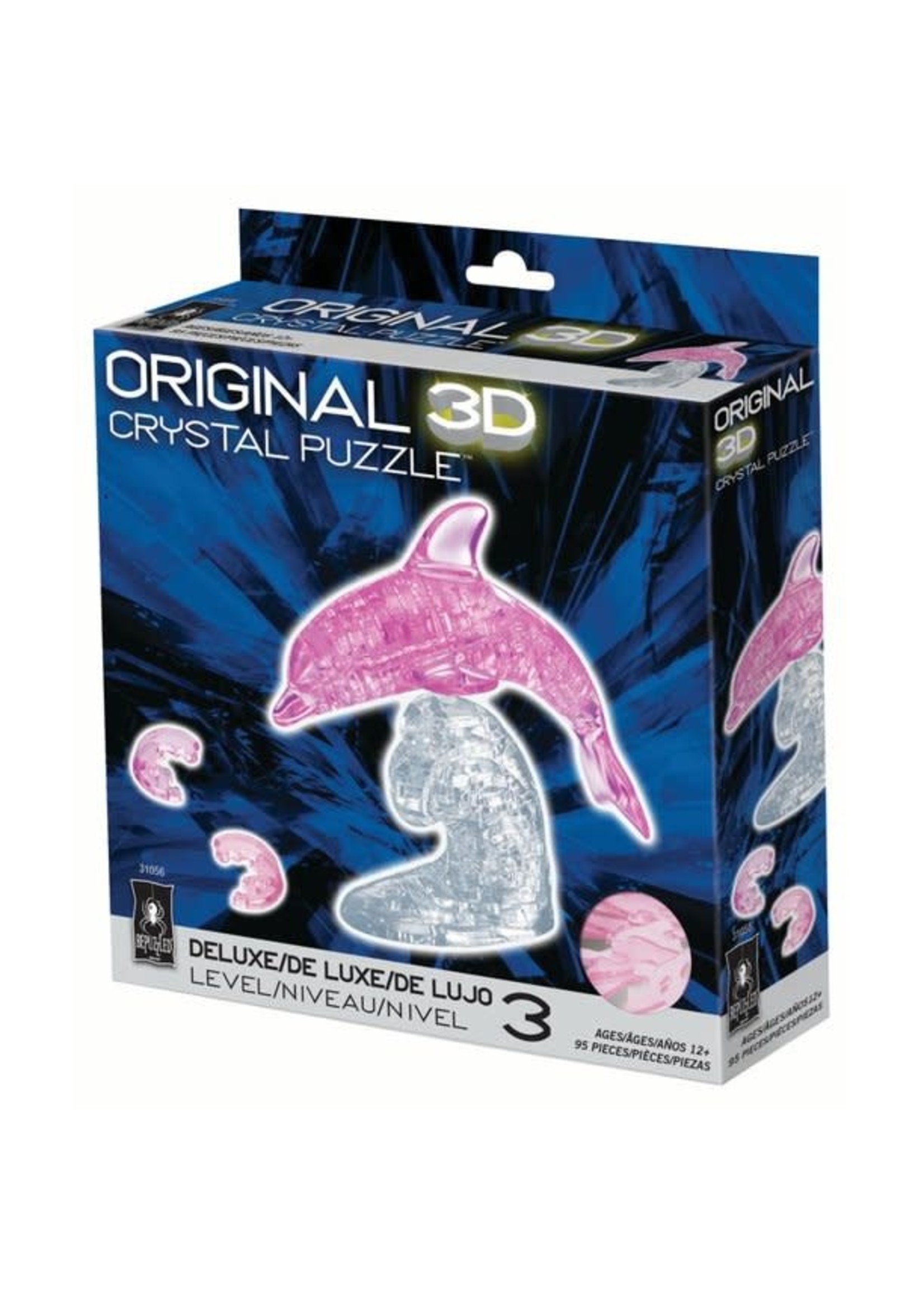 3D Crystal Dx Pink Dolphin