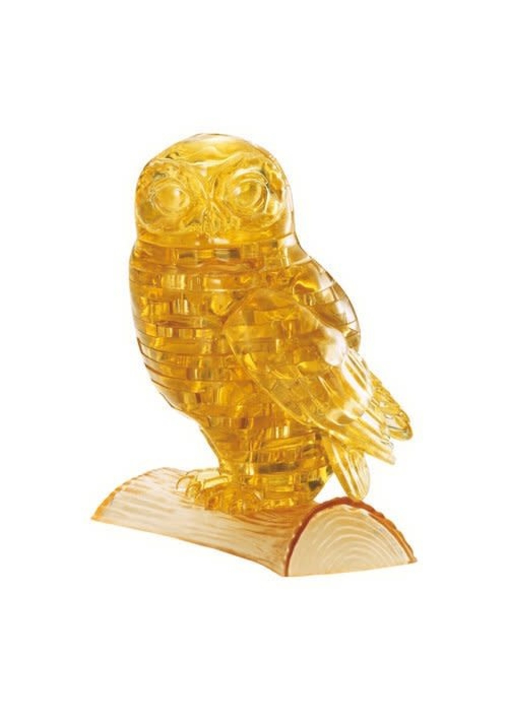3D Crystal Brown Owl