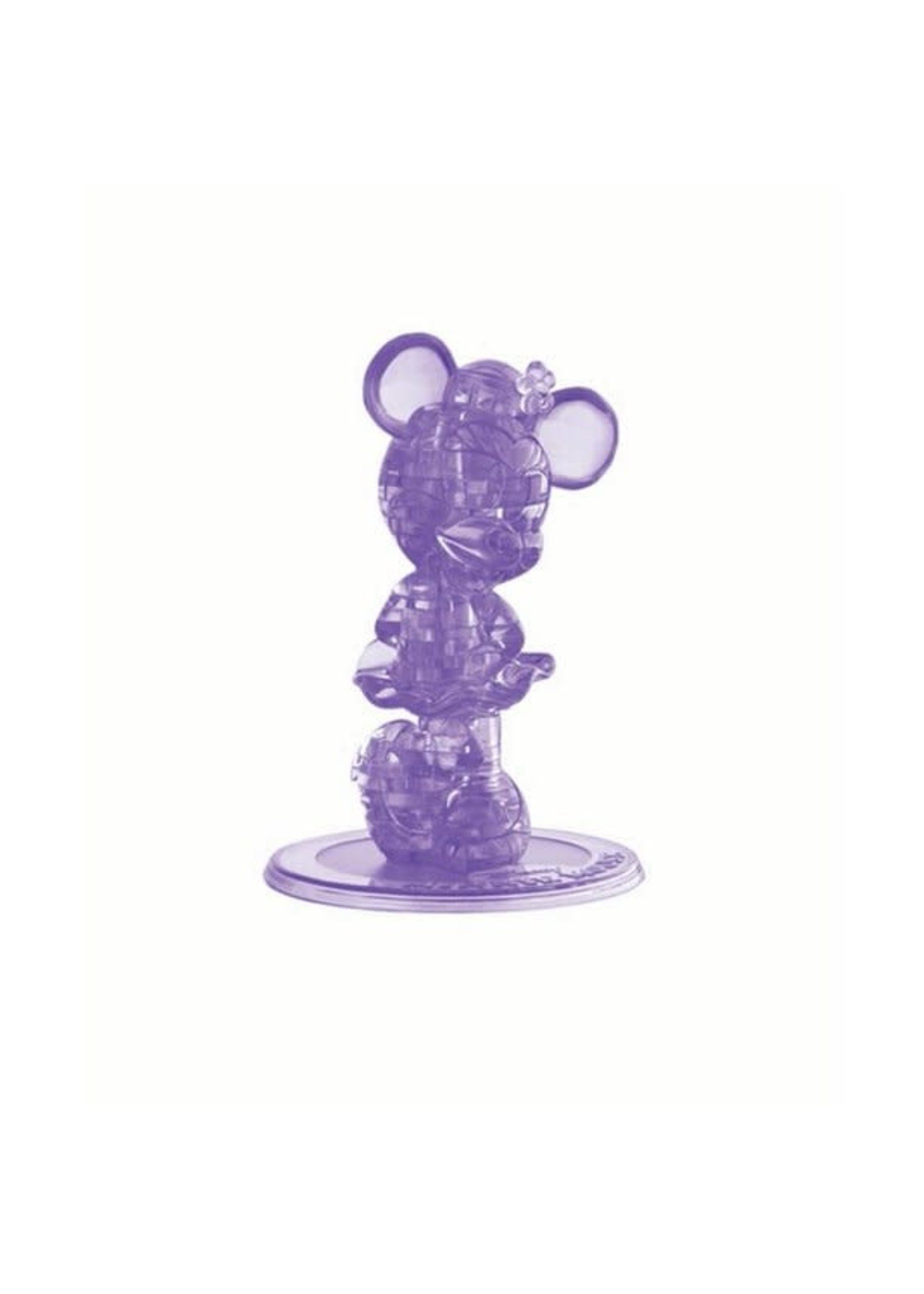 3D Crystal Purple Minnie Mouse