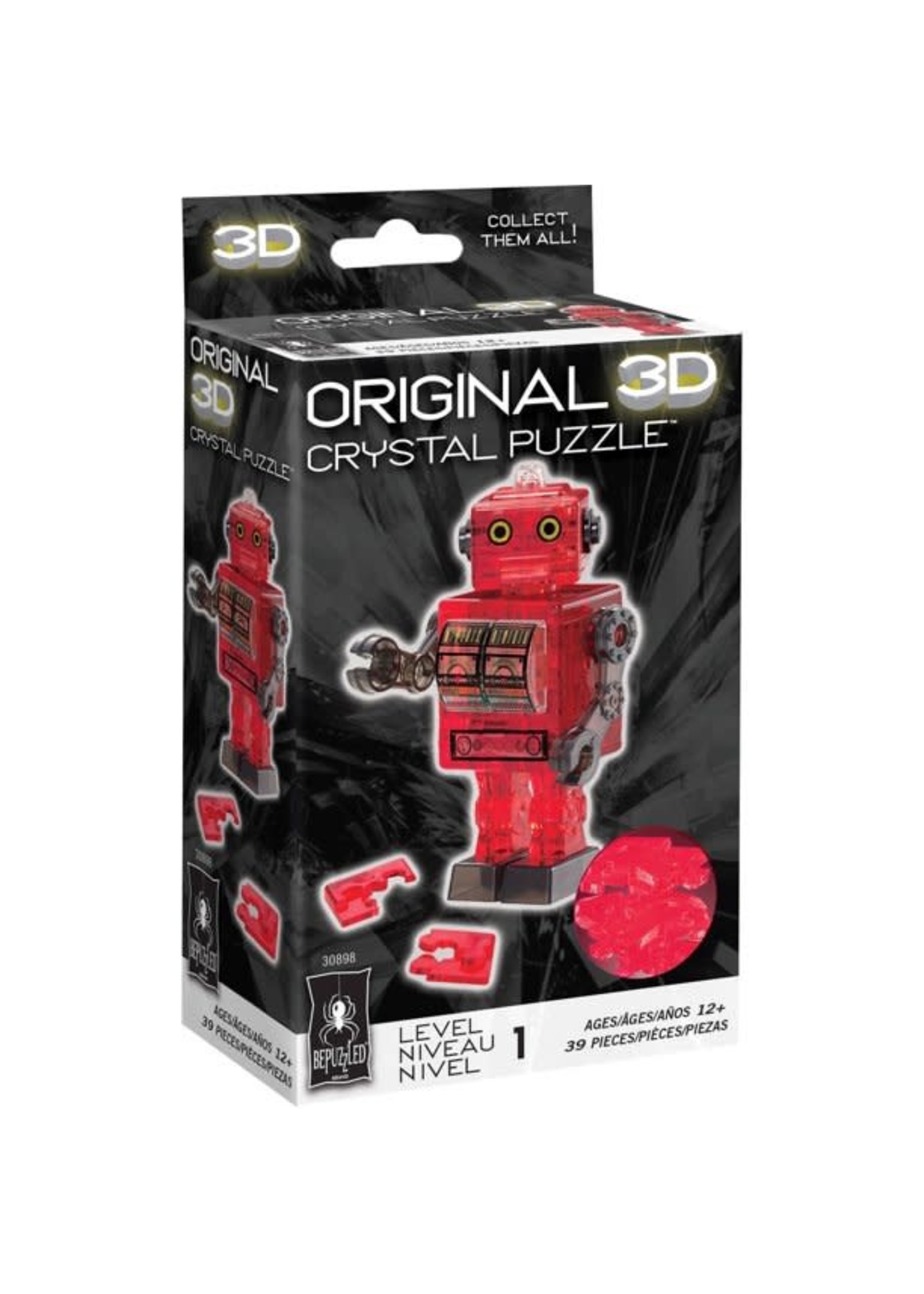 3D Crystal Tin Robot