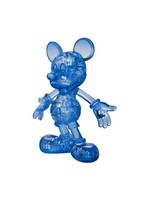 3D Crystal Dk Blue Mickey Mouse