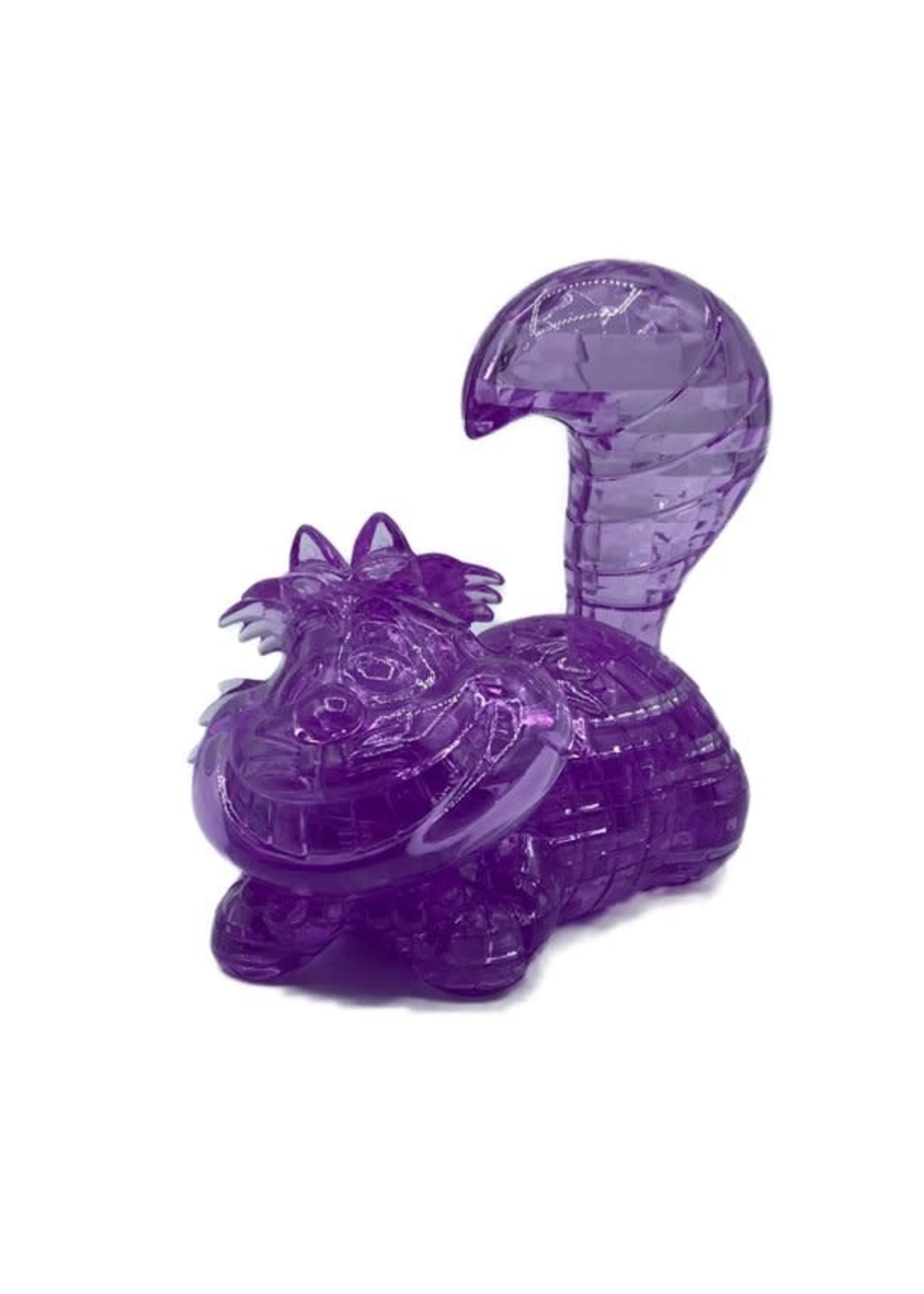 3D Crystal Purple Cheshire Cat