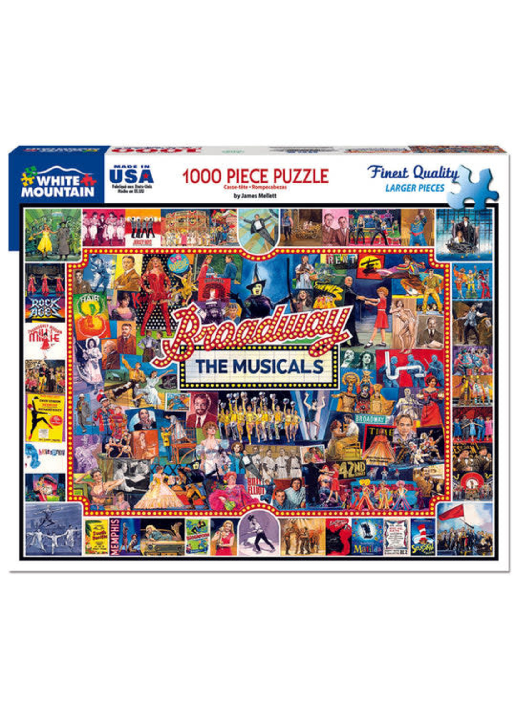 White Mountain Broadway The Musicals 1000pc