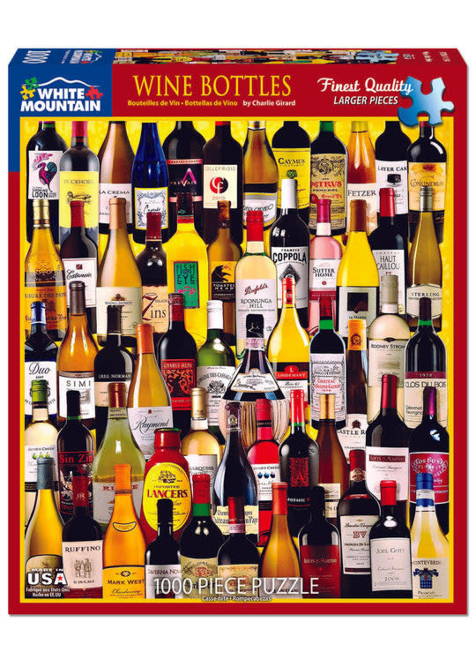 White Mountain Wine Bottles 1000pc