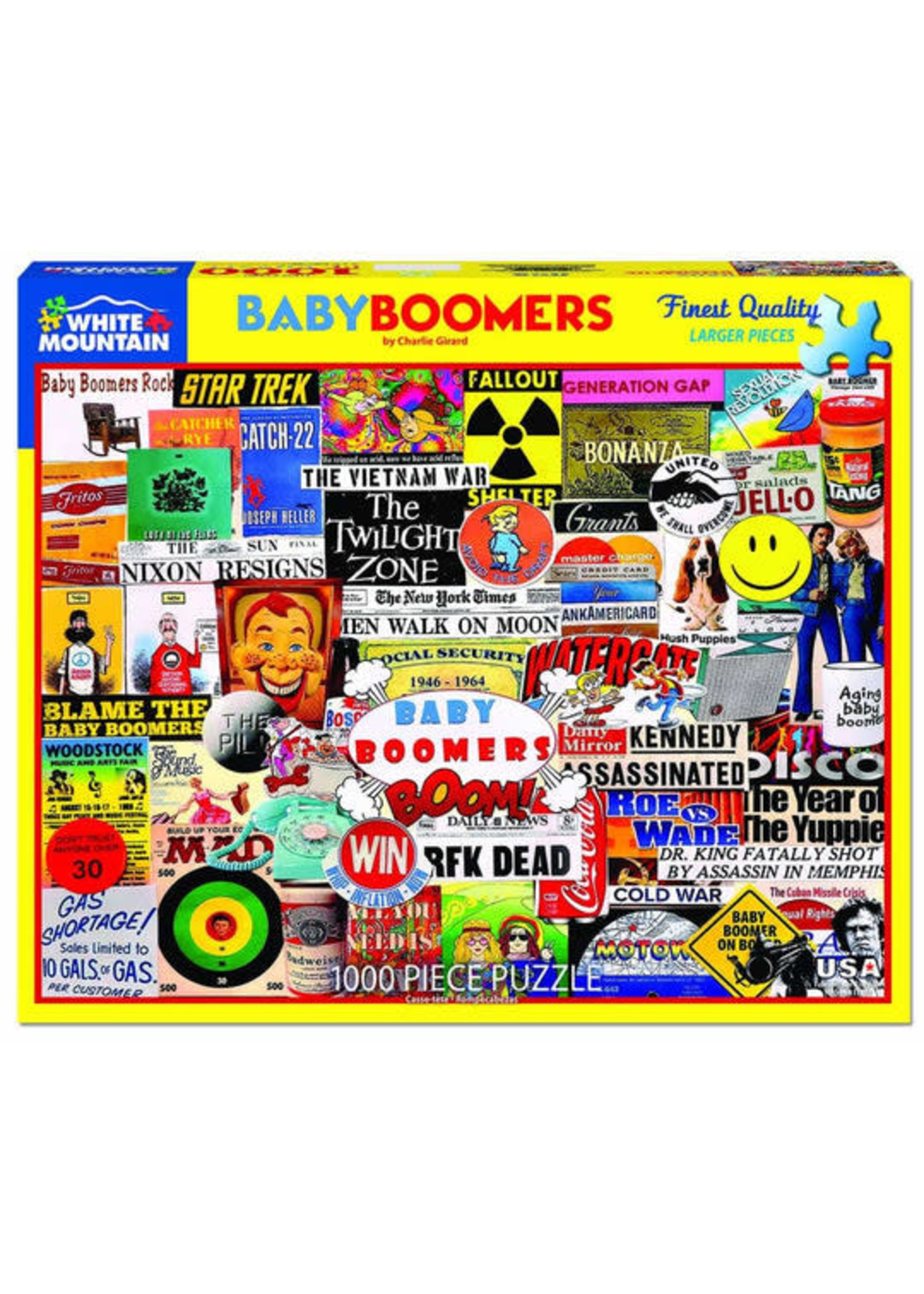 White Mountain Baby Boomers 1000pc