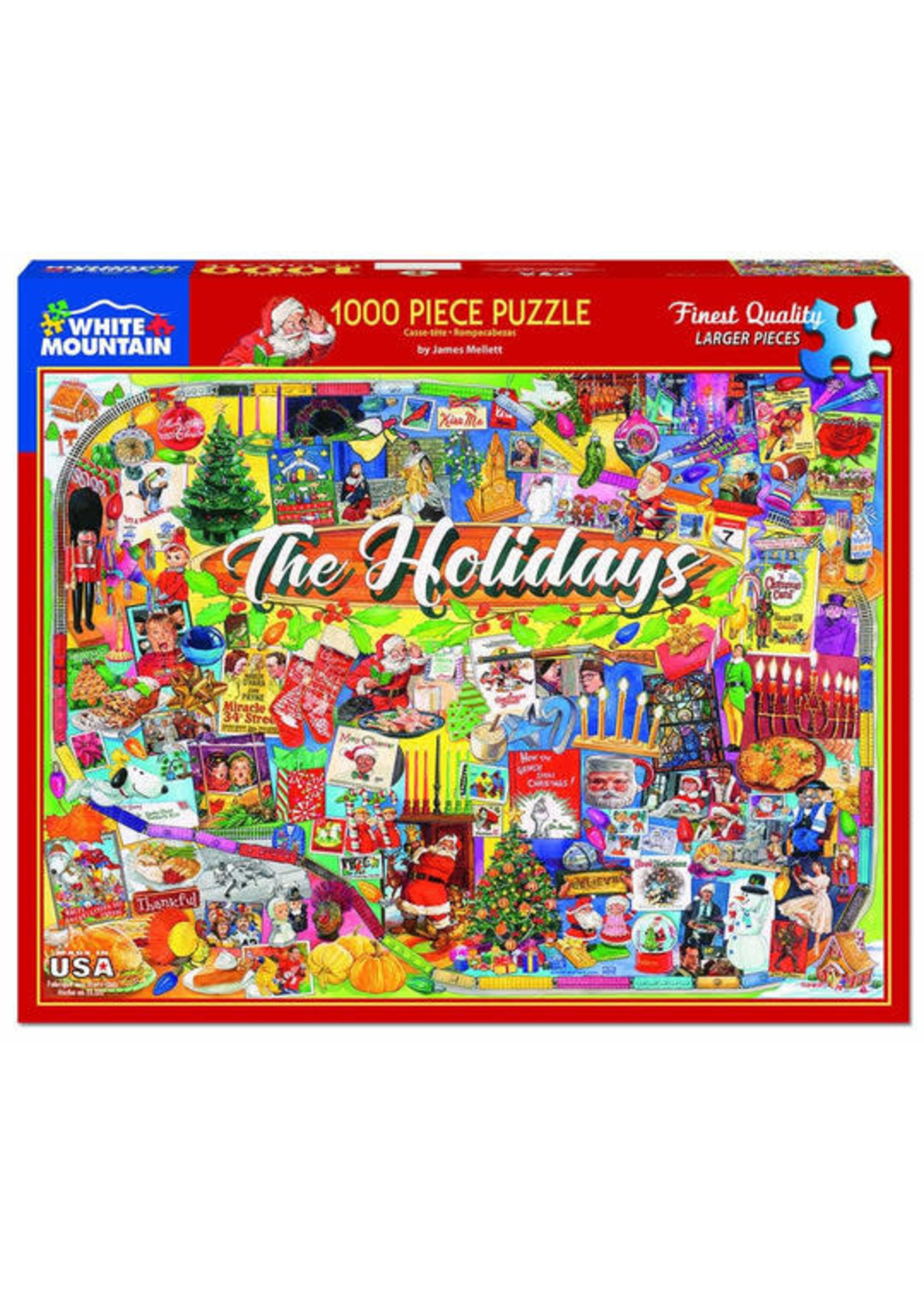 White Mountain The Holidays 1000pc