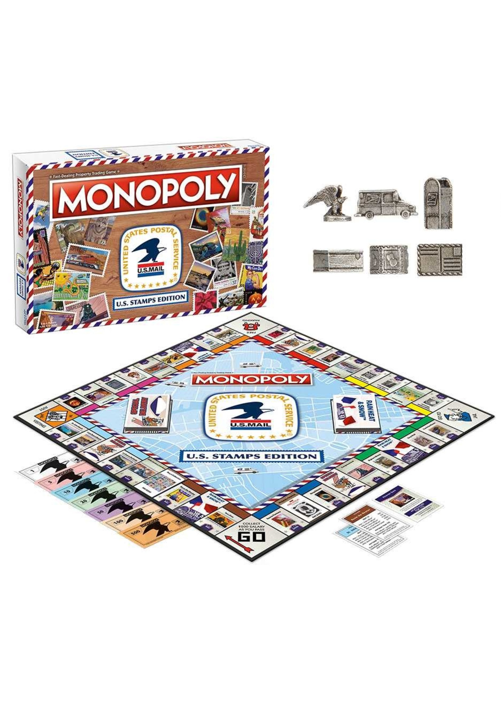Usaopoly Monopoly: USPS U. S. Stamps