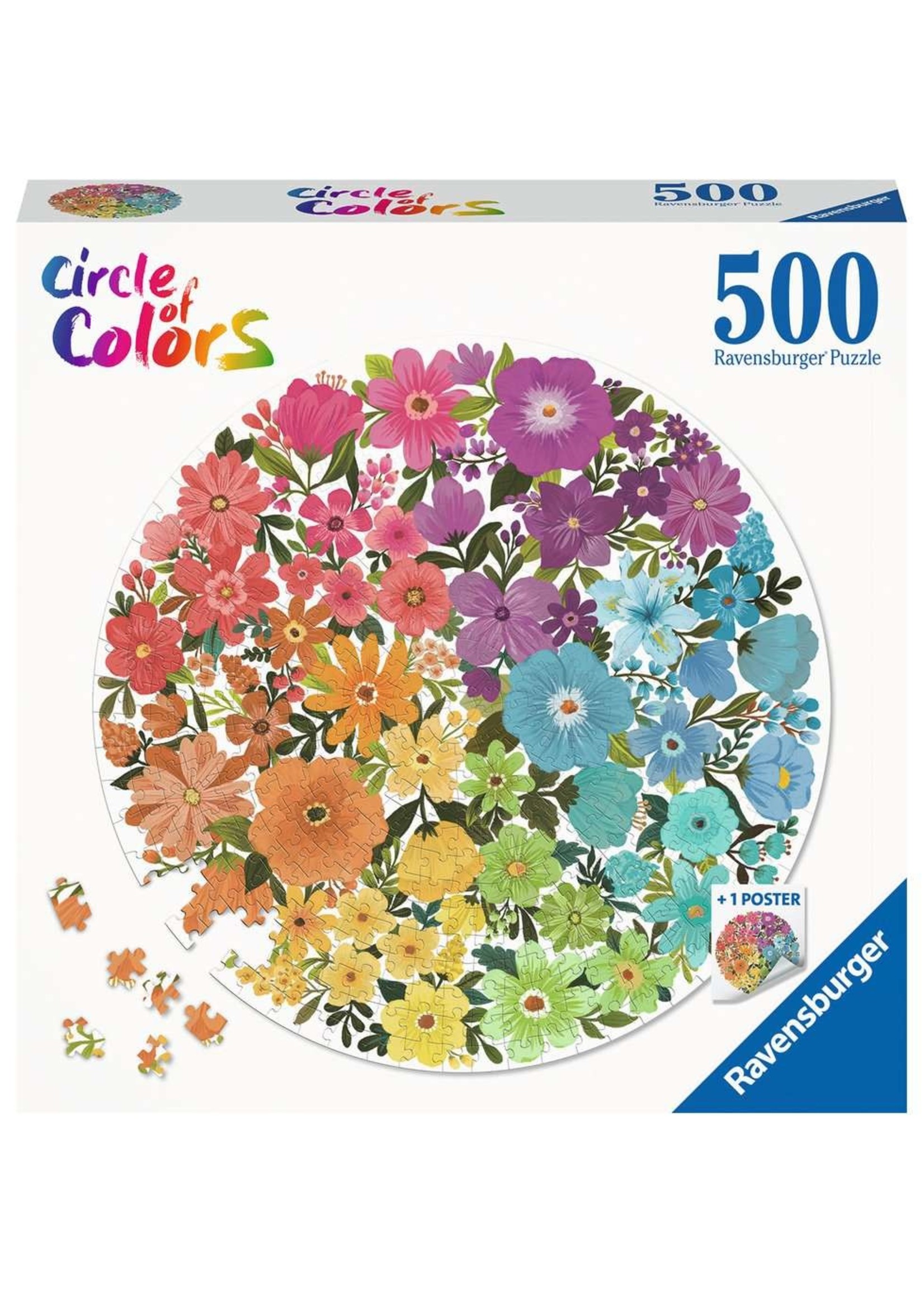 Ravensburger Circle of Colors - Flowers 500pc