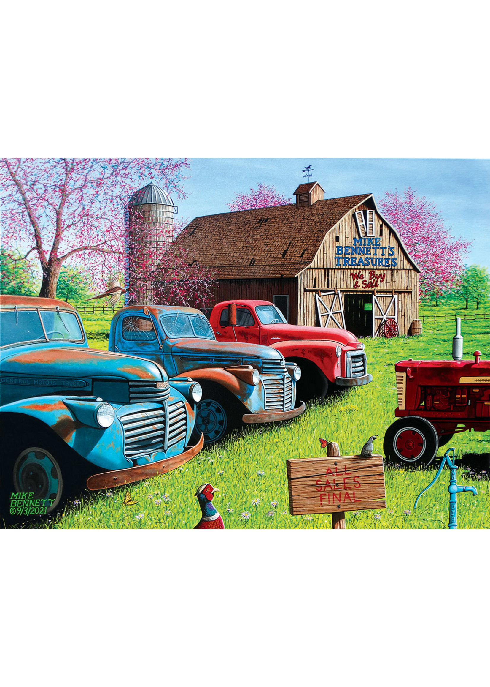 Sunsout Mike Bennett's Treasures Puzzle 500 pcs