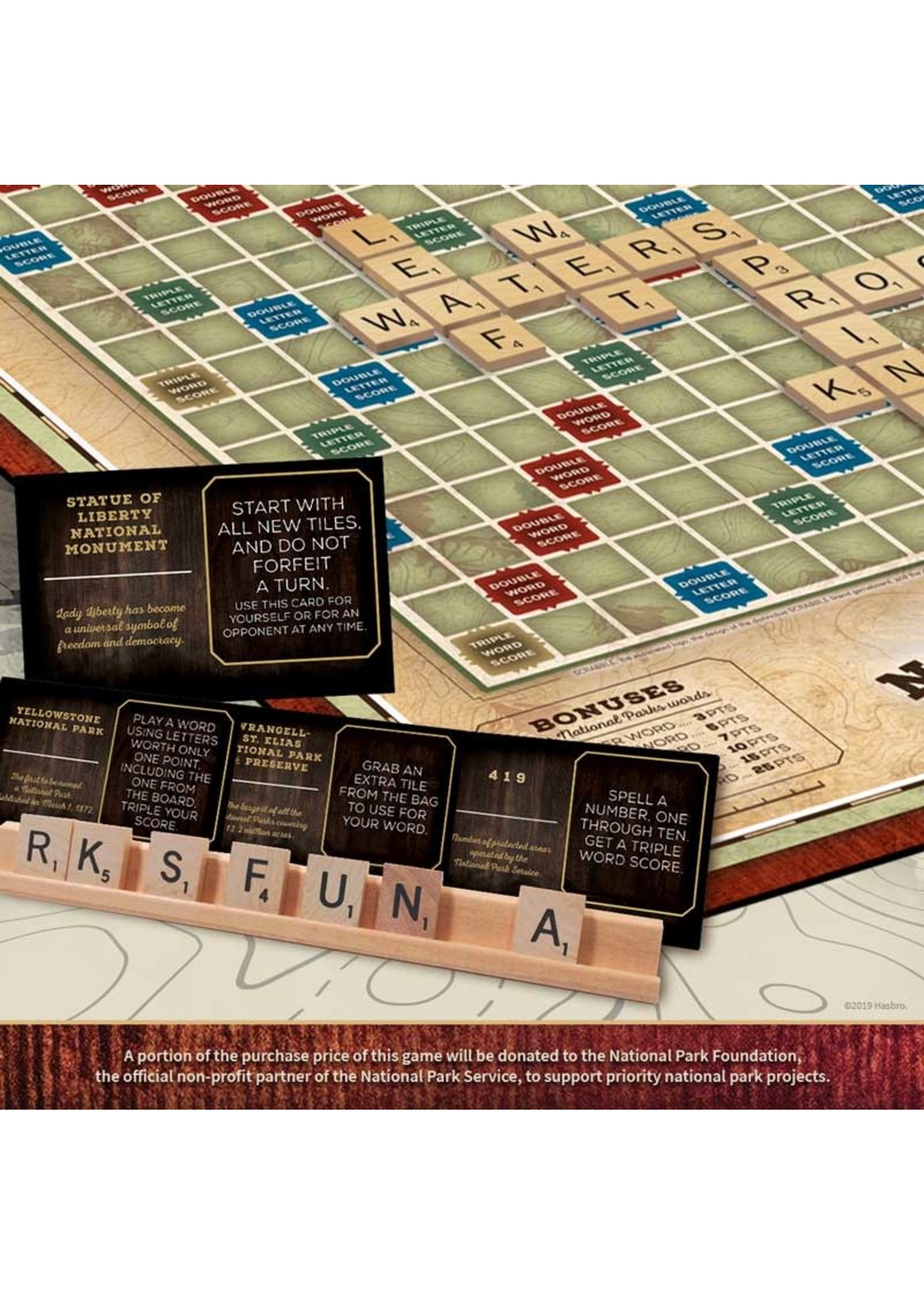 Usaopoly Scrabble National Parks