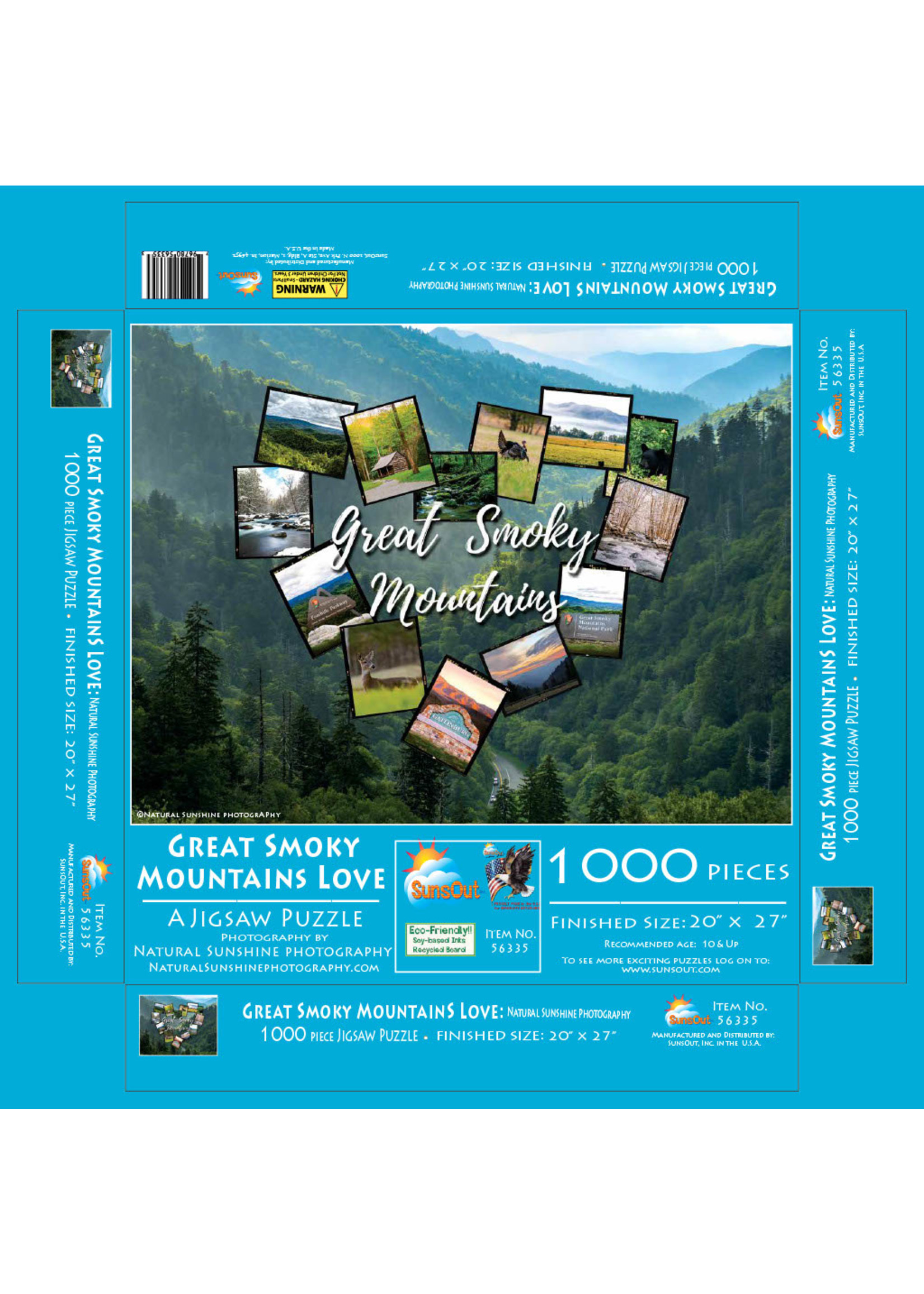 Sunsout Great Smoky Mountain Love 1000pc