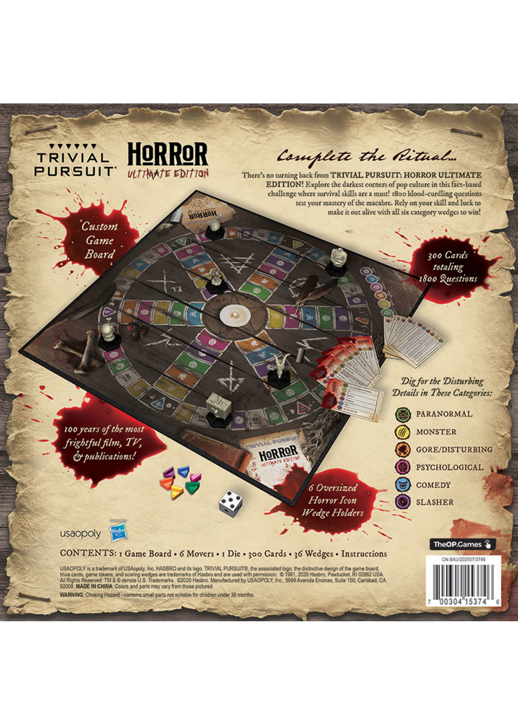 Usaopoly Trivial Pursuit: Horror Ultimate
