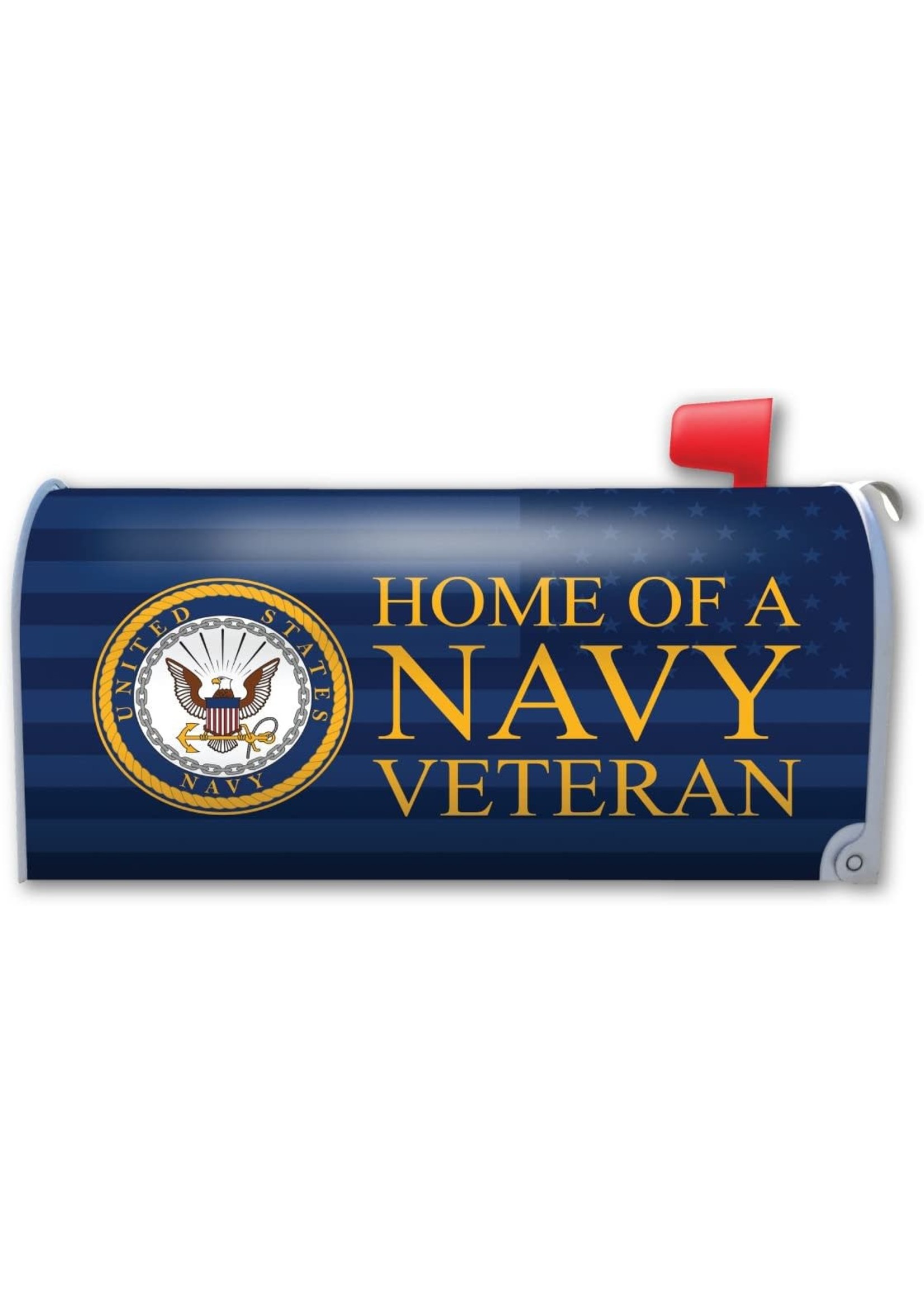 Home Of A Navy Veteran Mailbox Cover