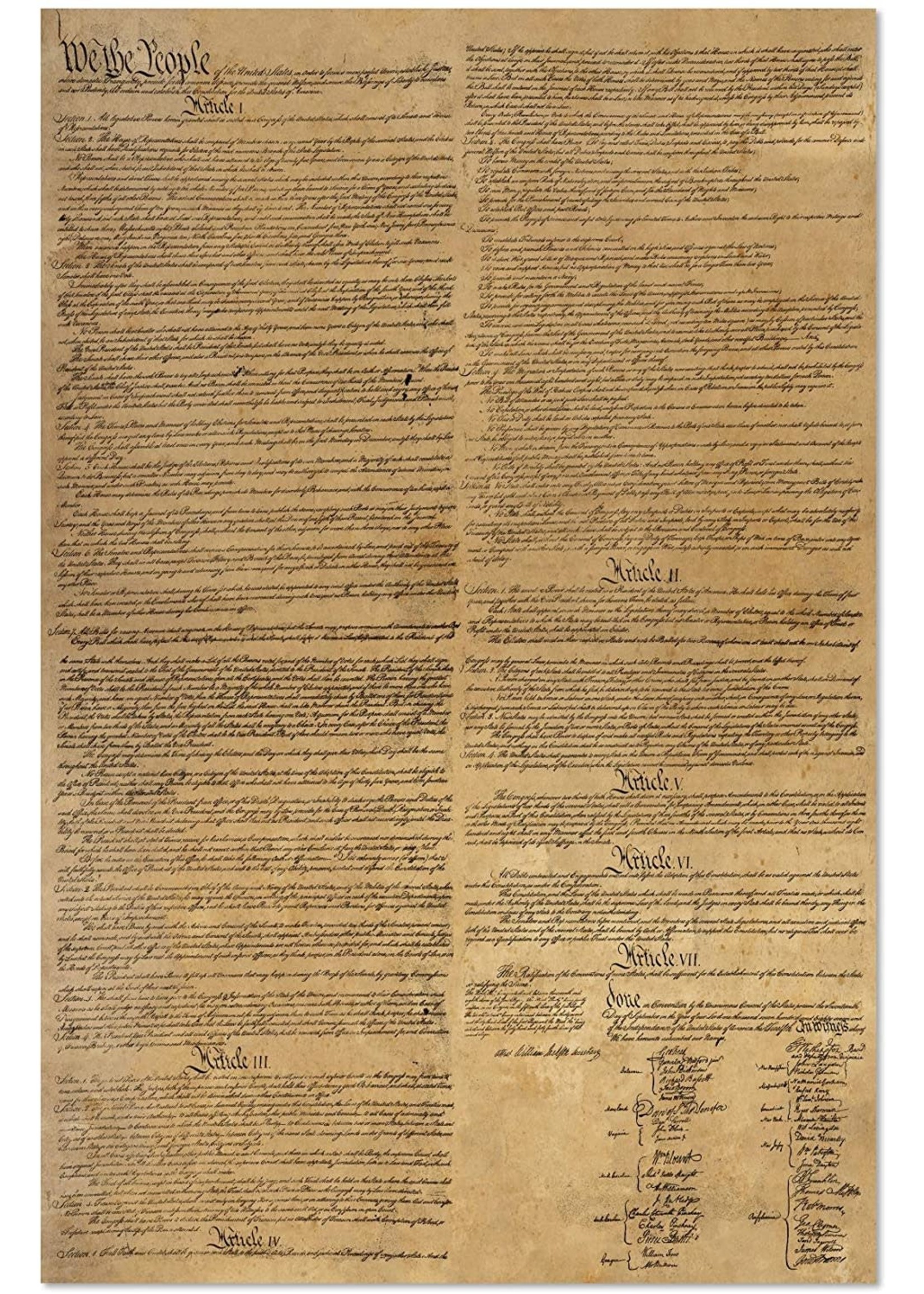 CONSTITUTION OF U.S. 1787