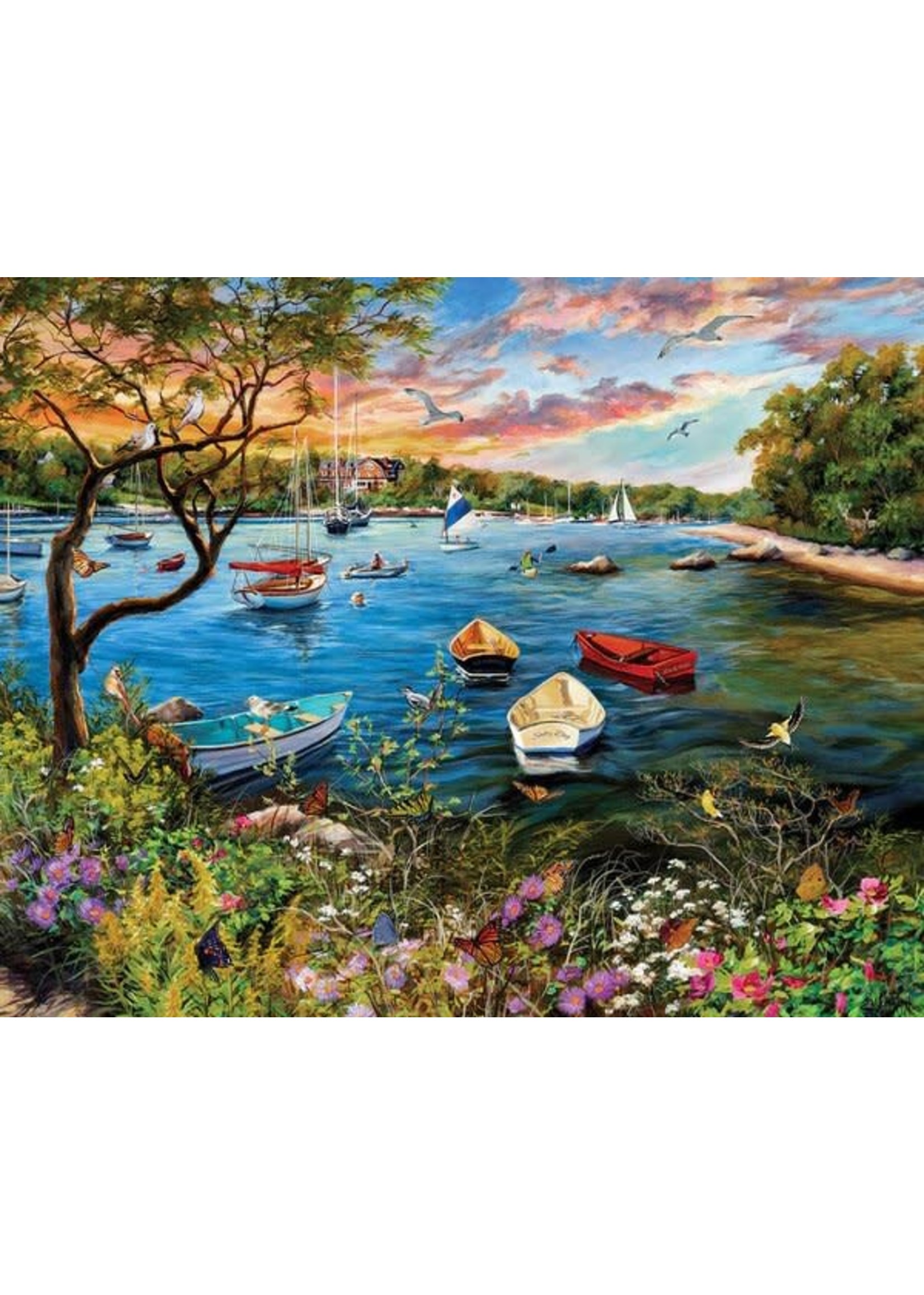 White Mountain Quiet Harbor 1000 pc