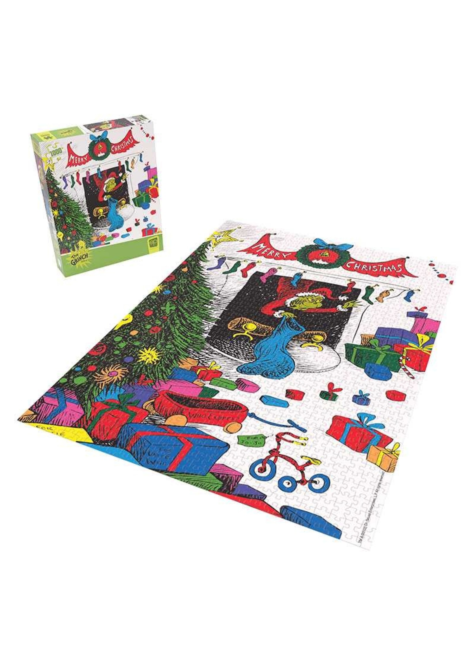Usaopoly Dr. Suess Merry Grinchmas 1000 pc