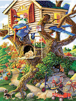 Sunsout Boys Treehouse 300 Large Pieces