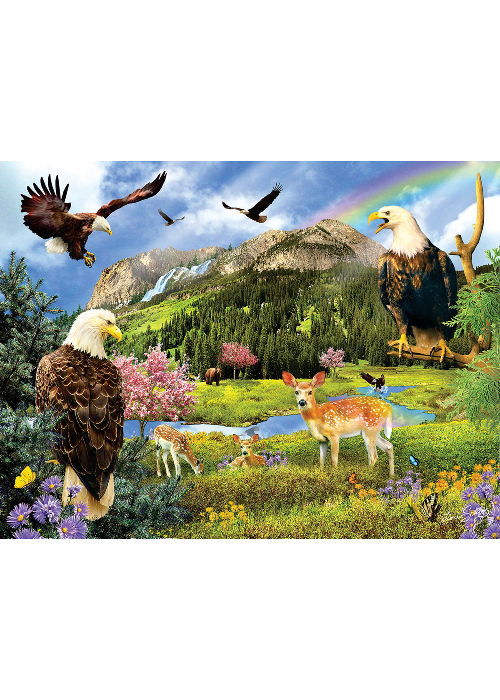 Sunsout Eagle Valley 1000pc