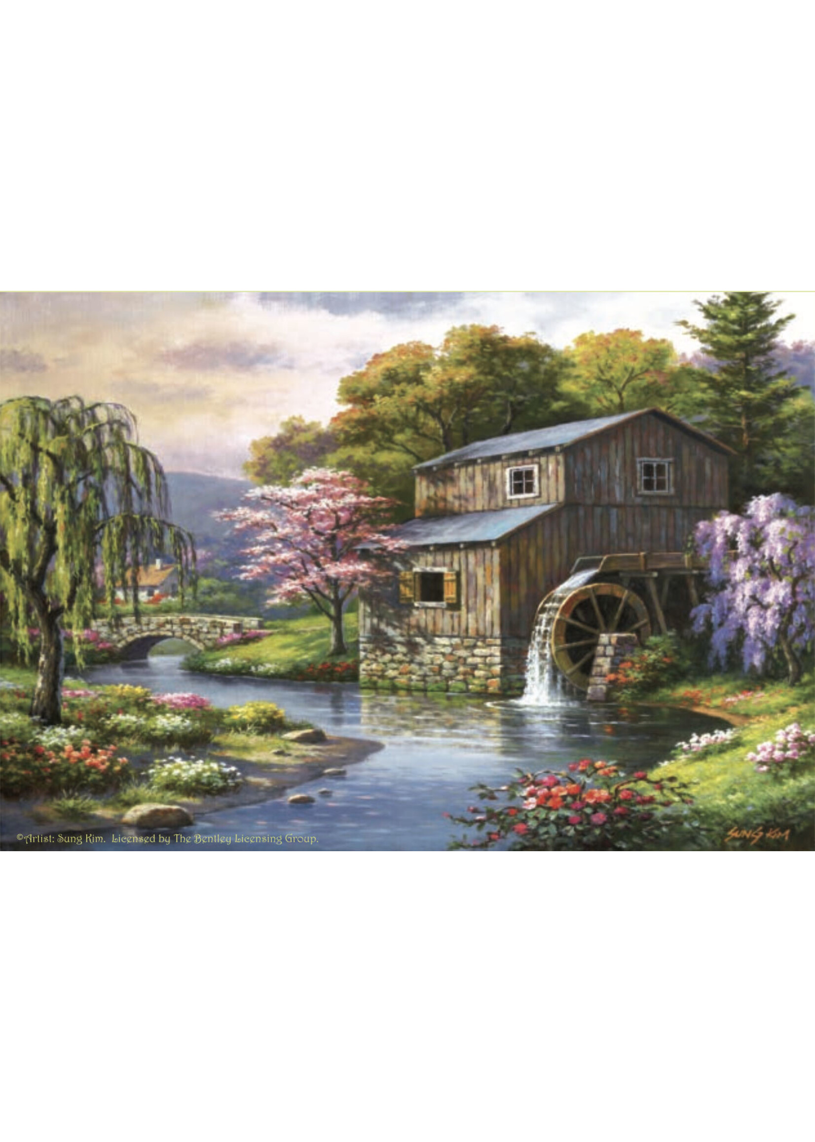 Sunsout Spring at the Mill 300pc Large Pieces
