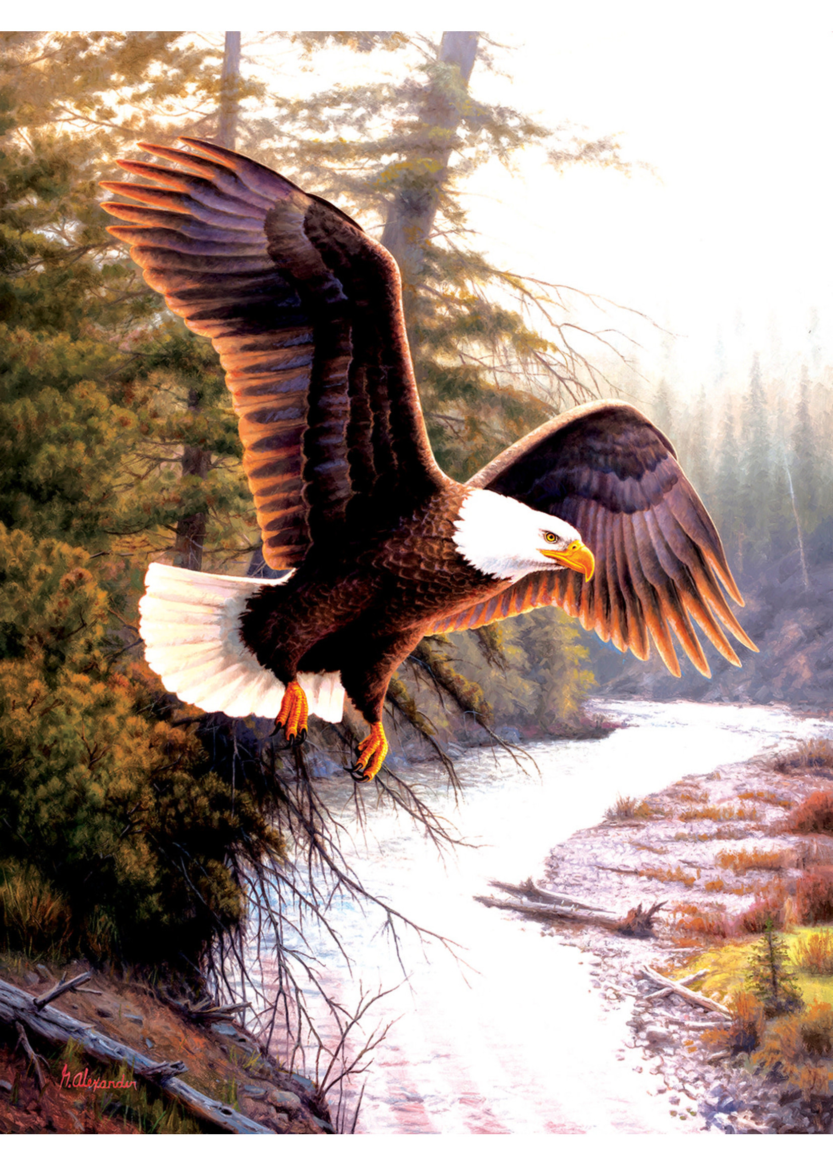 Sunsout Eagle Patriot Puzzle 500 Pieces