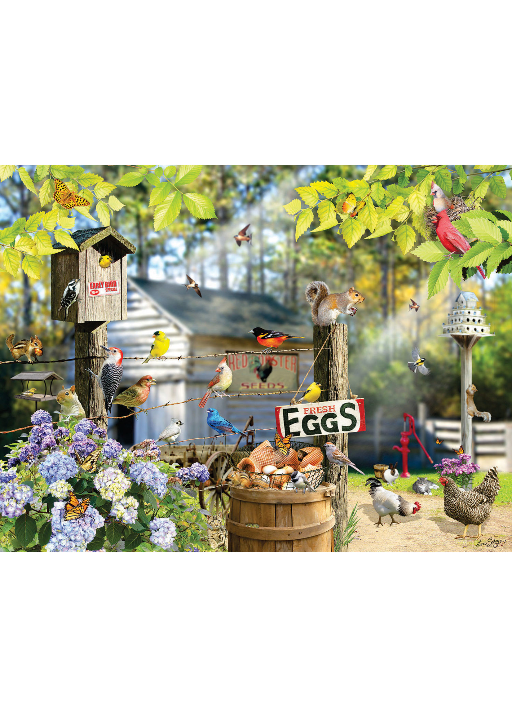 Sunsout Birds on a Wire Puzzle 1000 pieces