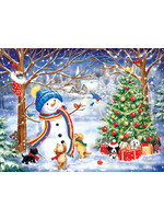 Sunsout Christmas in the Wood Puzzle 300 Large Pieces