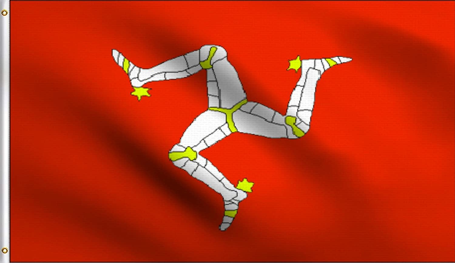Flag Isle of Man Family Crests & Puzzled Etc