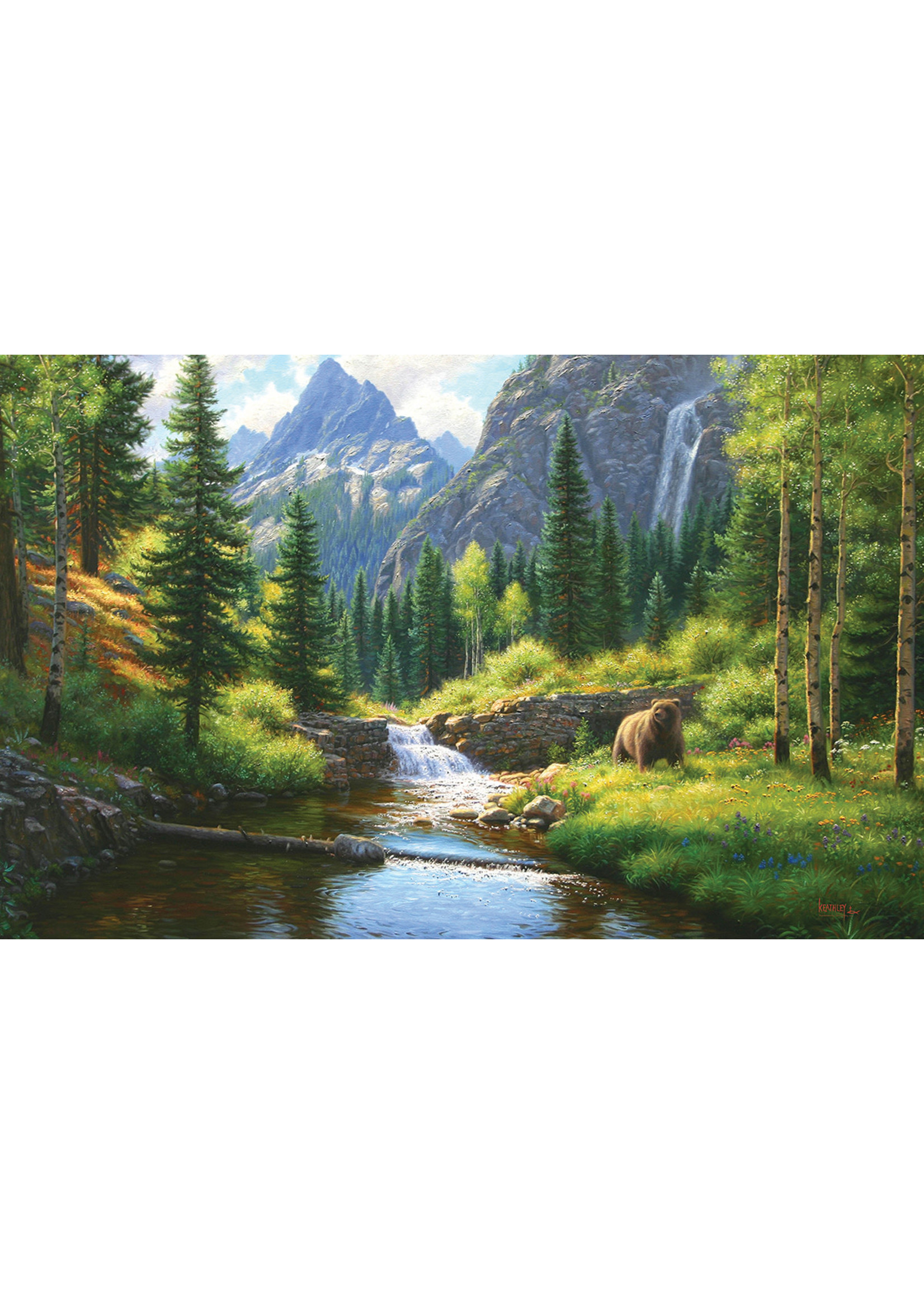 Sunsout Bear Meadow 500 pieces