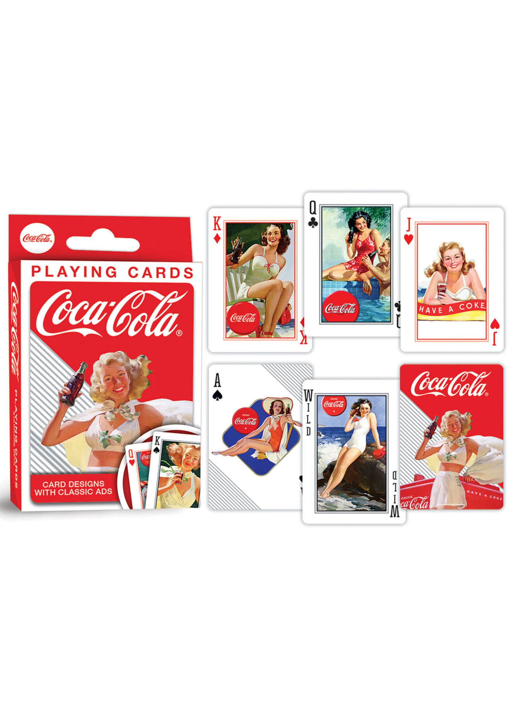 Coca Cola Vintage Pin-Ups Playing Card