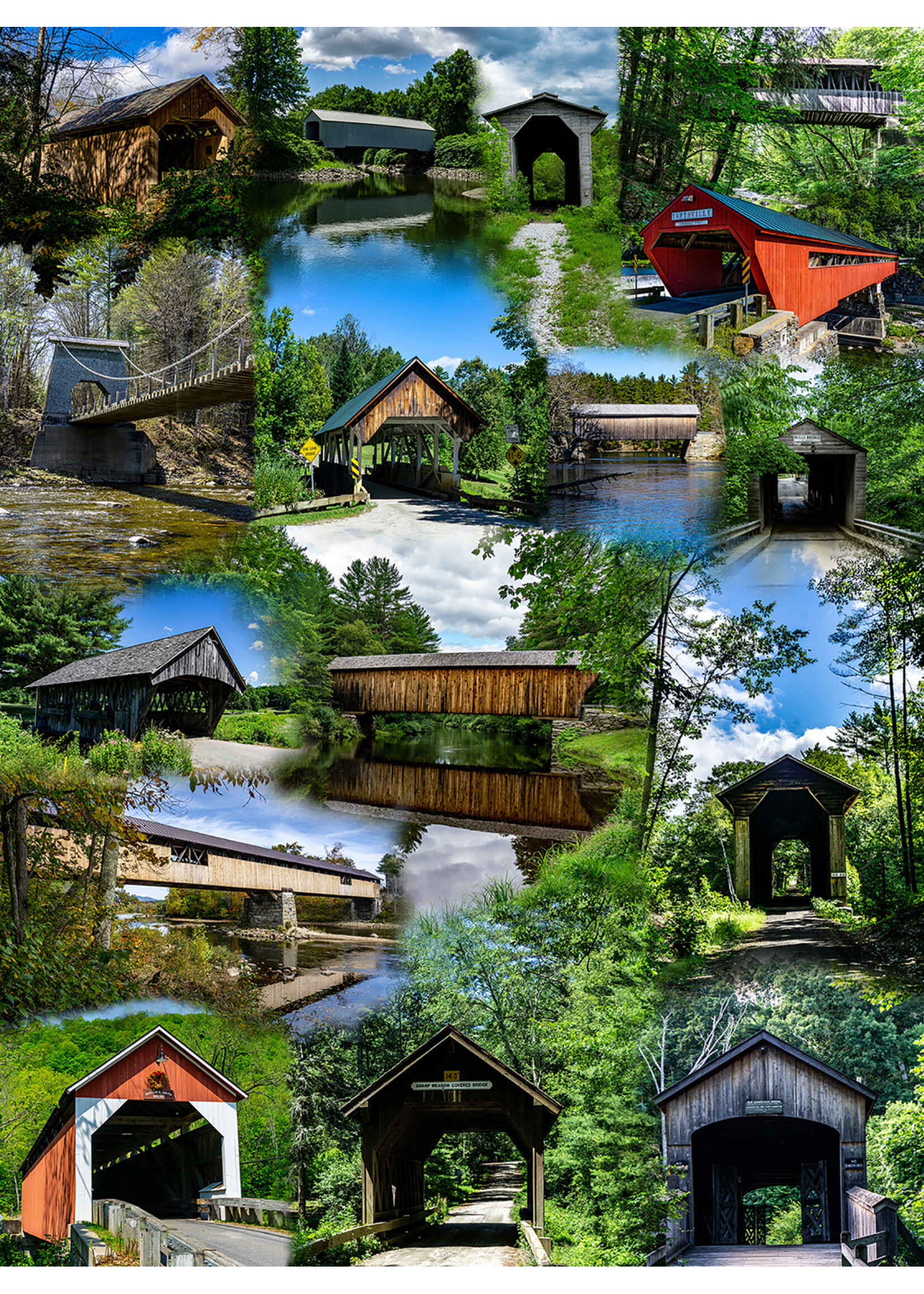 Sunsout Covered Bridges of New England 1000pc