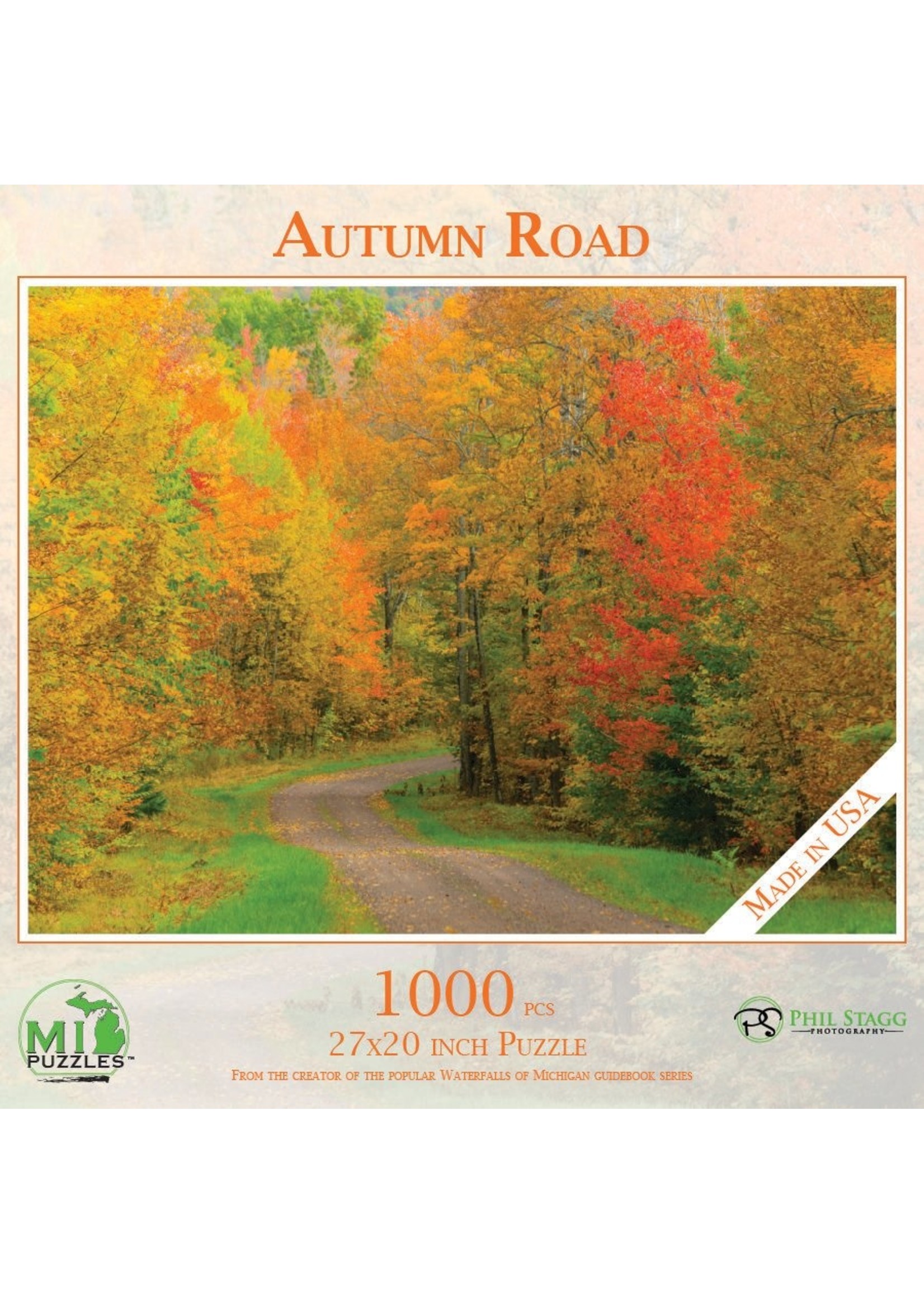 MI Puzzles Autumn Road Puzzle 1000