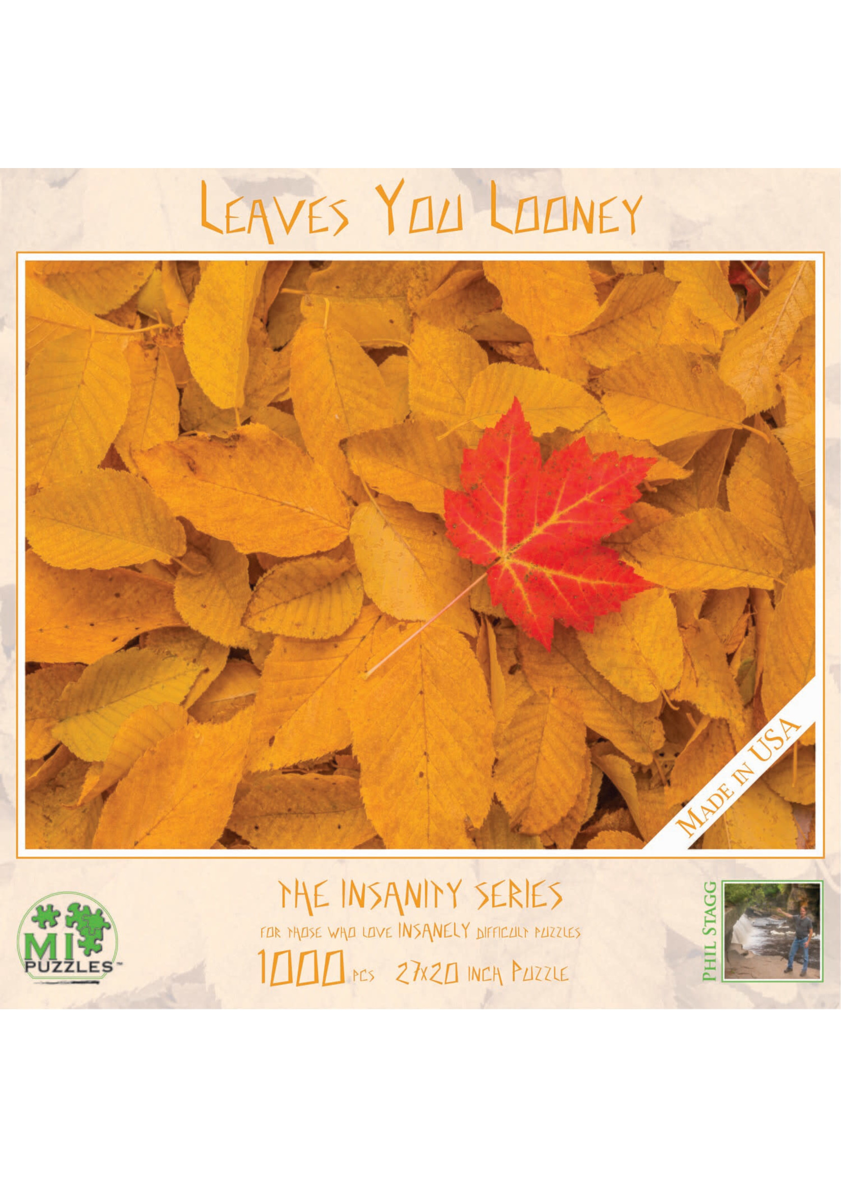 MI Puzzles Leaves You Looney Puzzle 1000