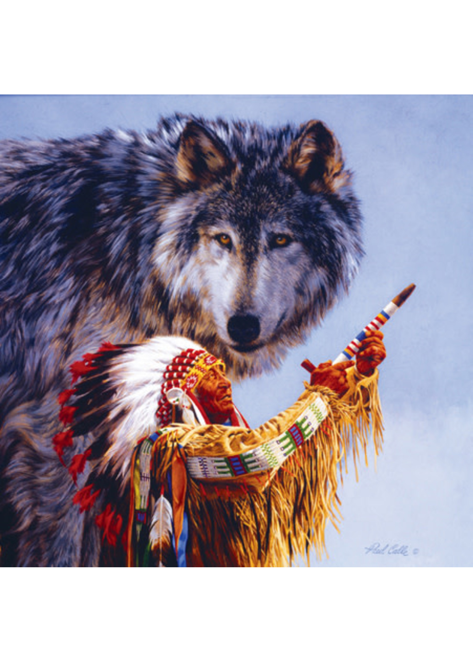 Sunsout O Spirit of the Wolf Puzzle 500 Pieces