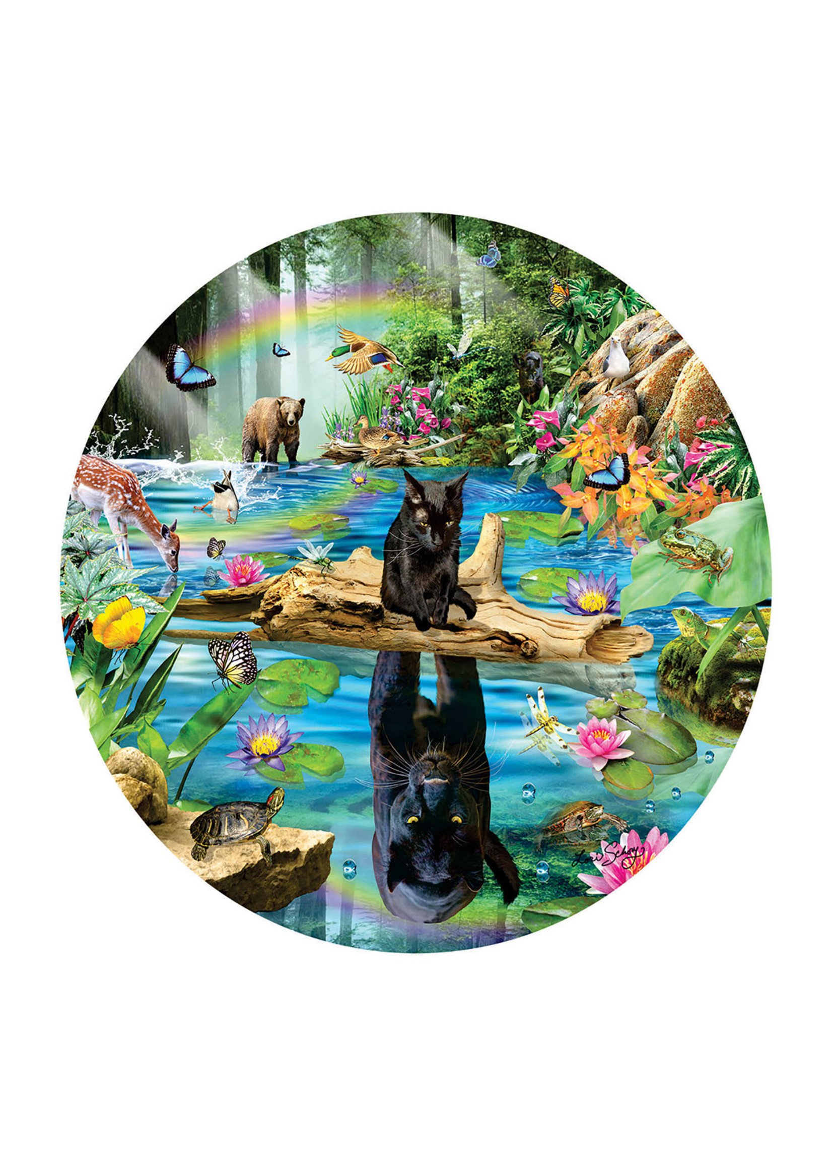 Sunsout Panther Reflections 500pc Round