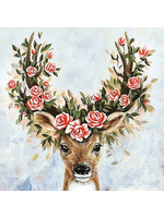 Art and Hobby Flower Deer Diamond Art