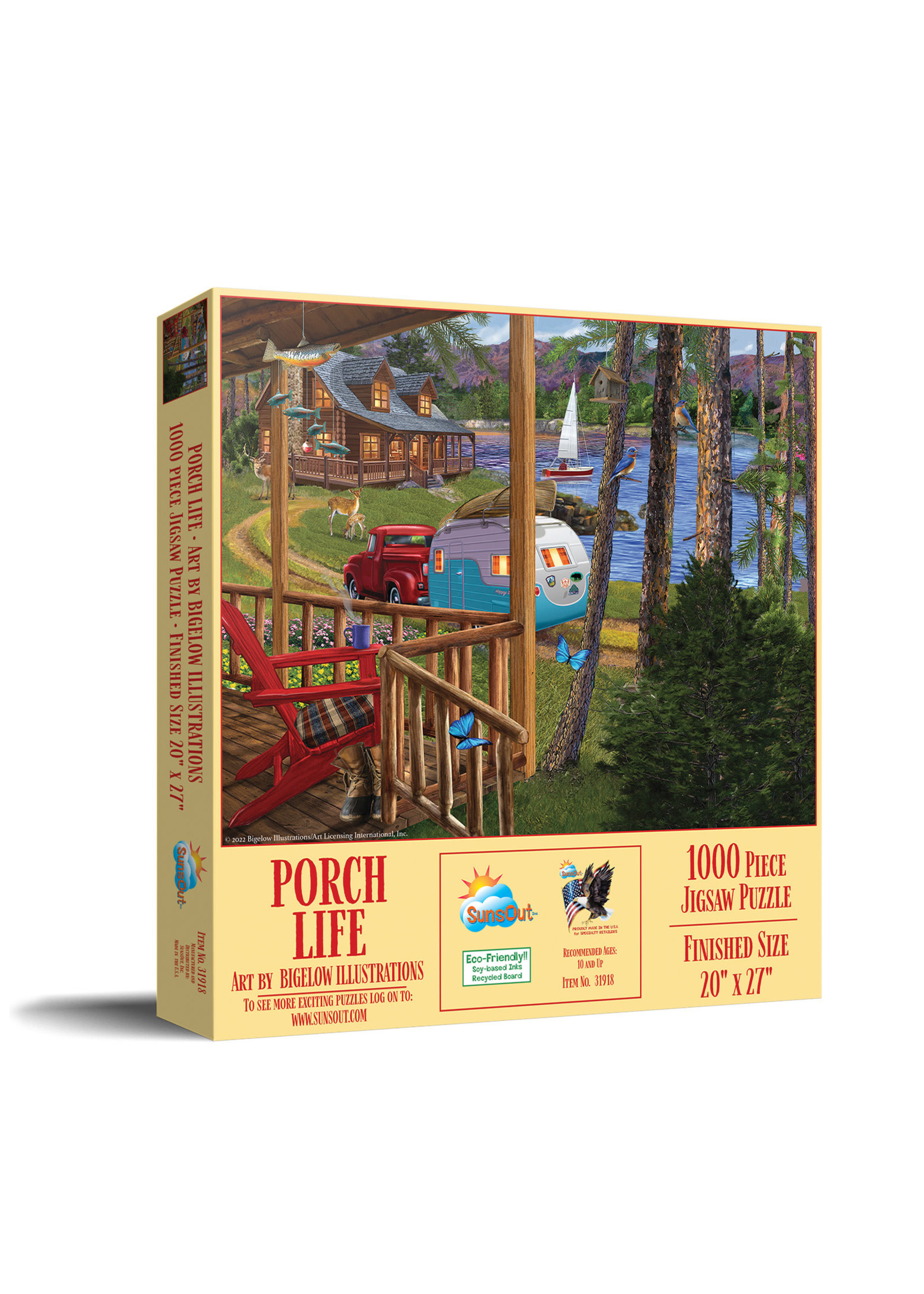 Sunsout Porch Life Puzzle 1000 Pieces