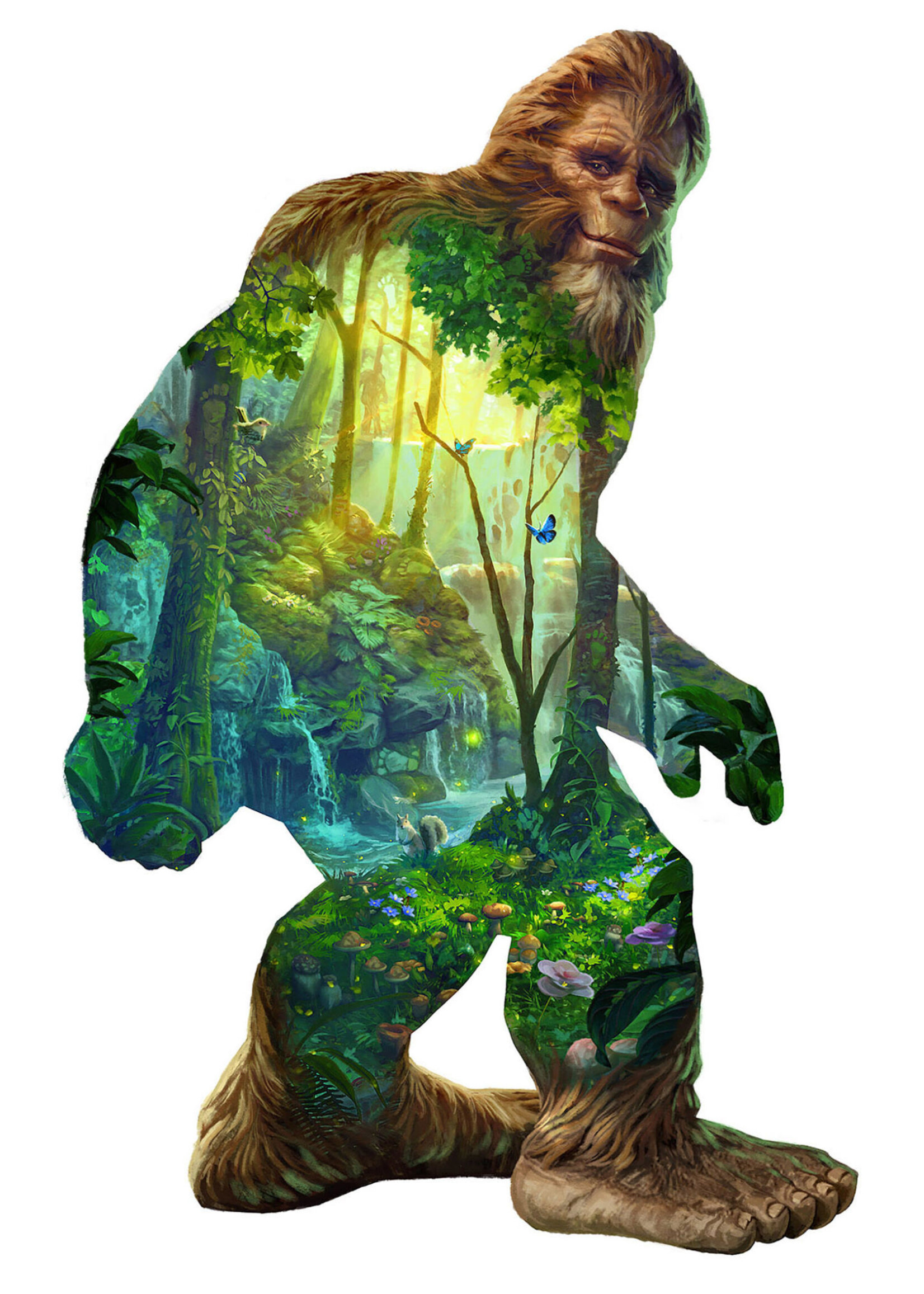 Sunsout Big Foot (Bigfoot) Special Shaped 850pc