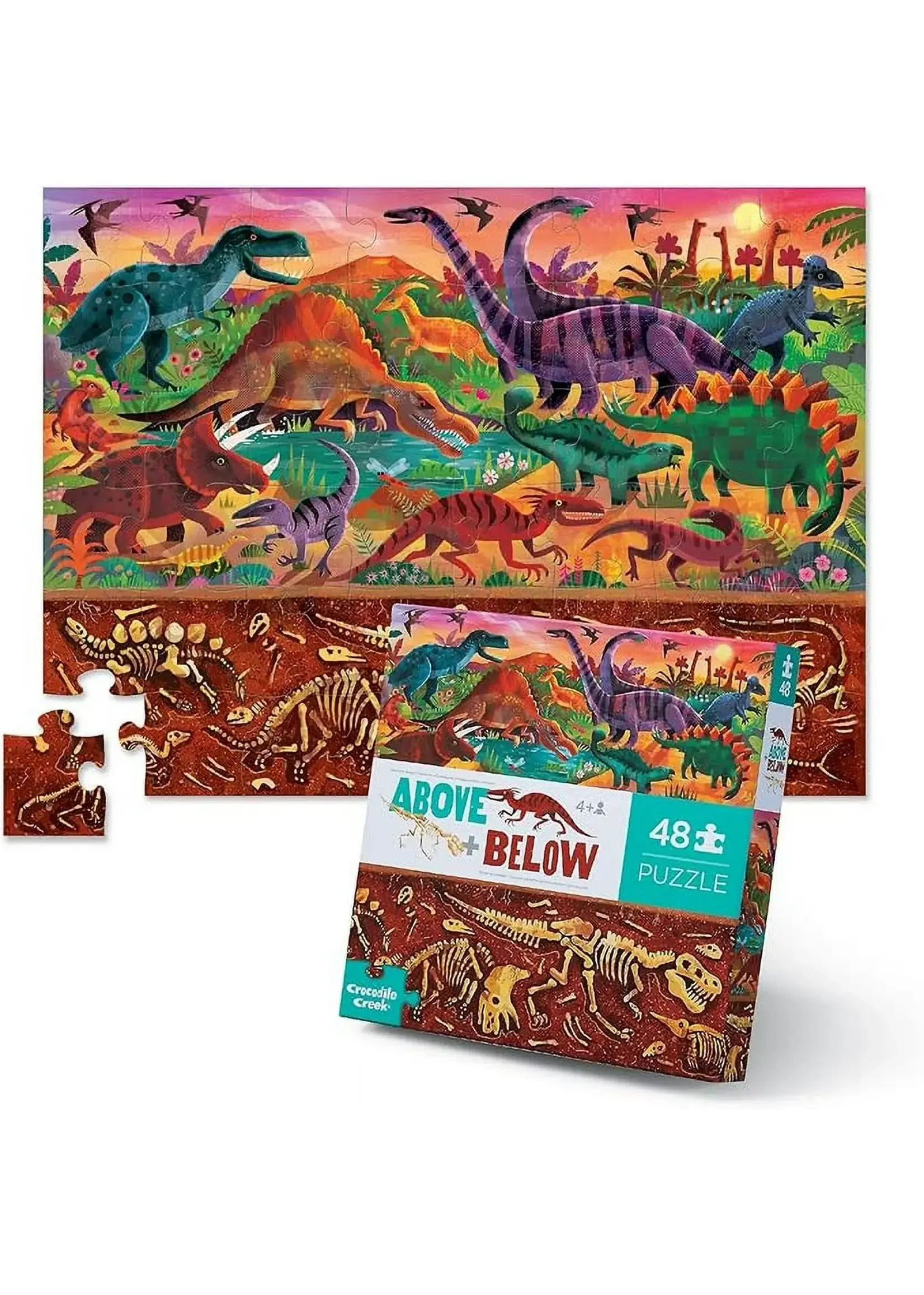 Above & Below - Dinosaur World 48pc