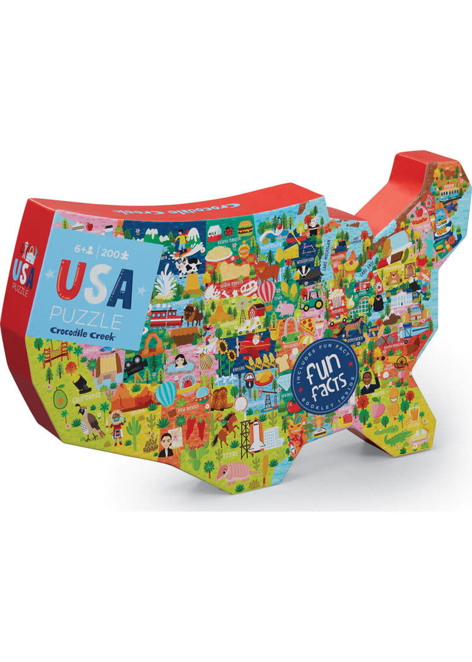 USA 200pc Shaped Box