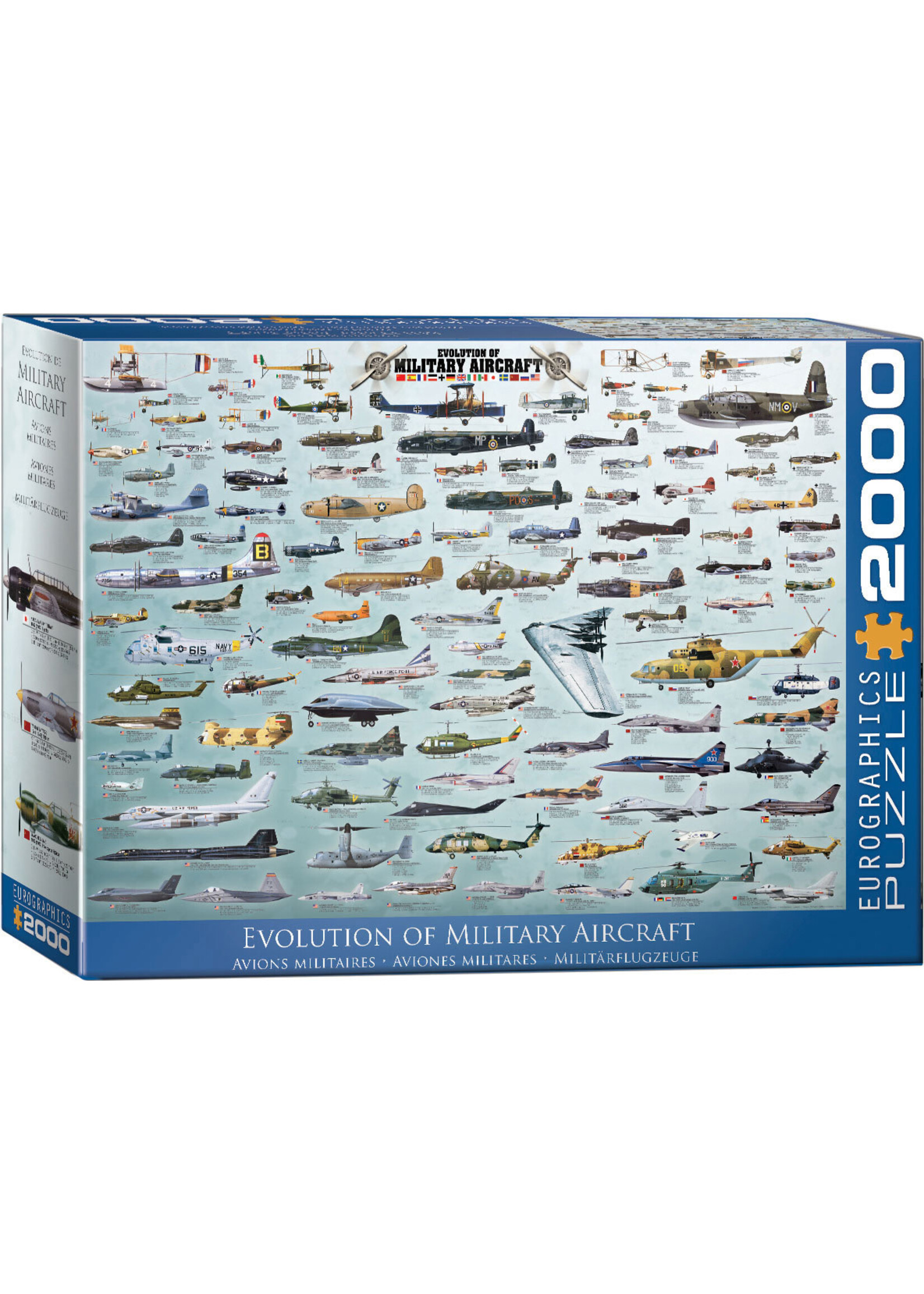 Eurographics Evolution of Military Aircraft  2000pc